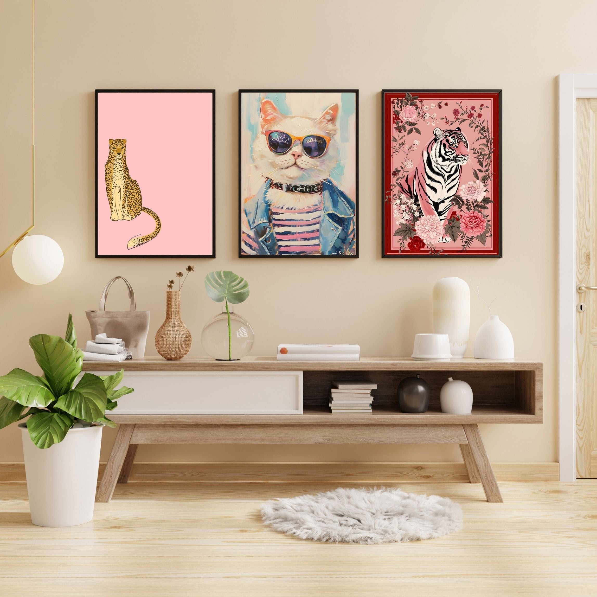 Creature Comforts: Stylish Animal Posters for Every Space