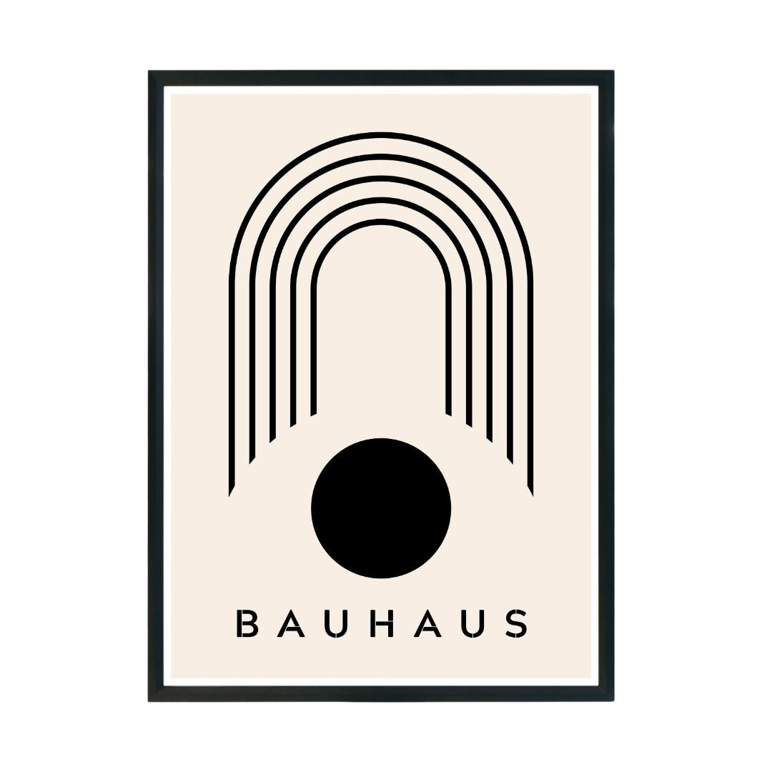 Bauhaus Abstract Wall Poster | Modern Minimalist Art Print (Copy)