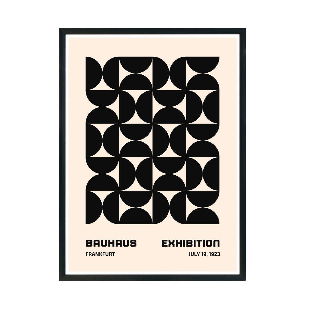 Bauhaus Abstract Wall Poster | Modern Minimalist Art Print