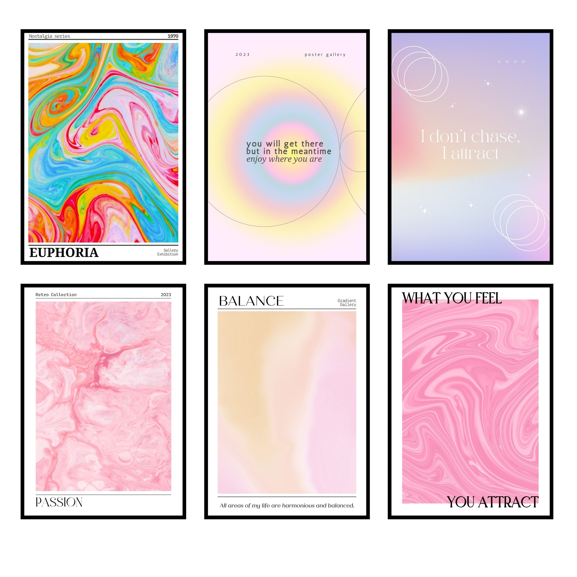 Aura Fusion: Posters That Blend Energy & Art