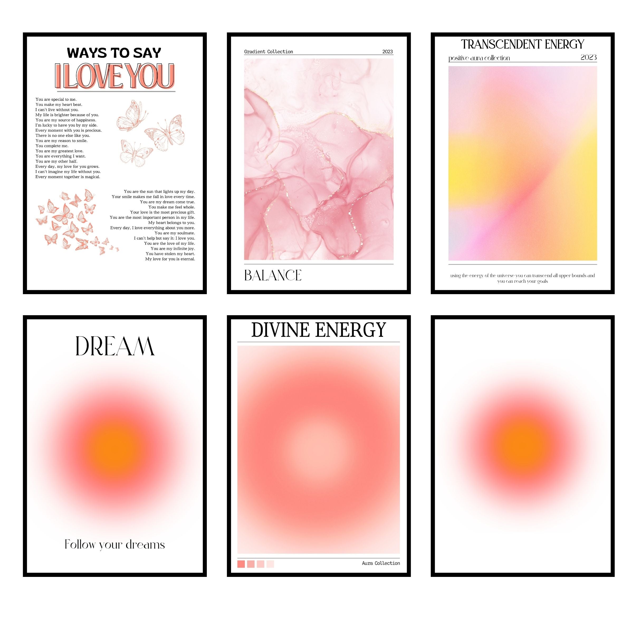 Aura Expressions: Posters That Reflect Your Spirit