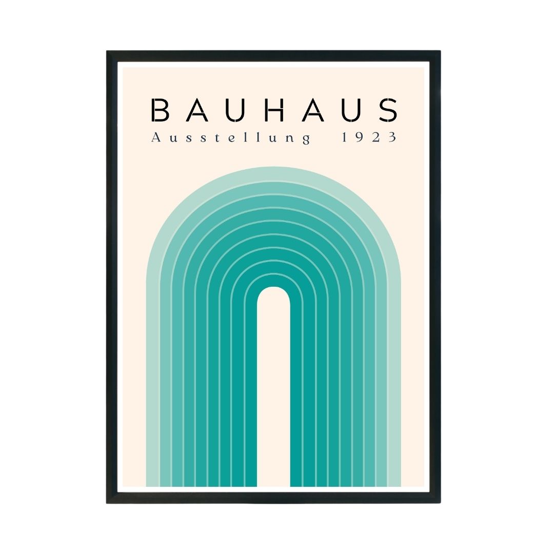 Bauhaus Abstract Wall Poster | Modern Minimalist Art Print