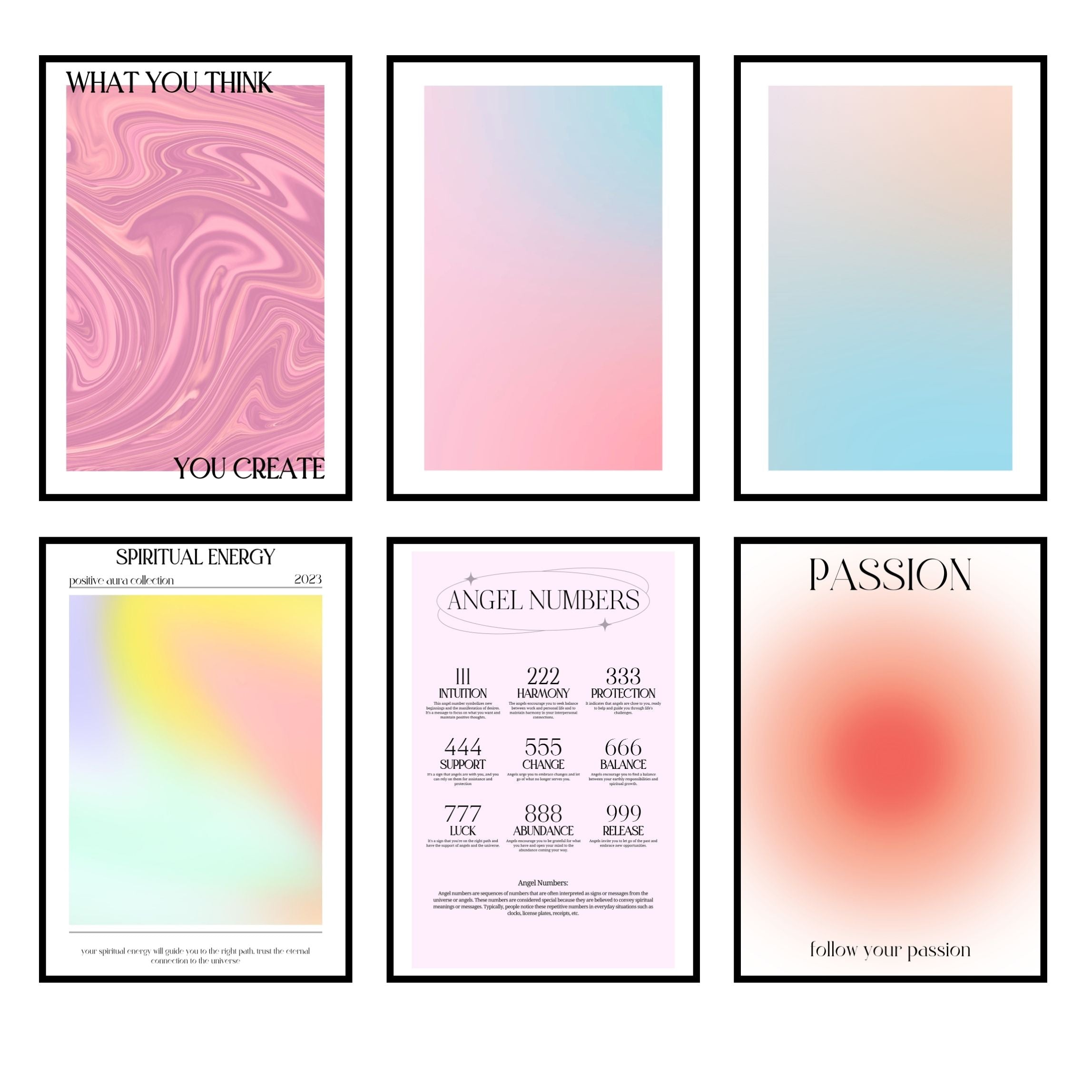 Serene Auras: Posters for Peaceful & Balanced Spaces