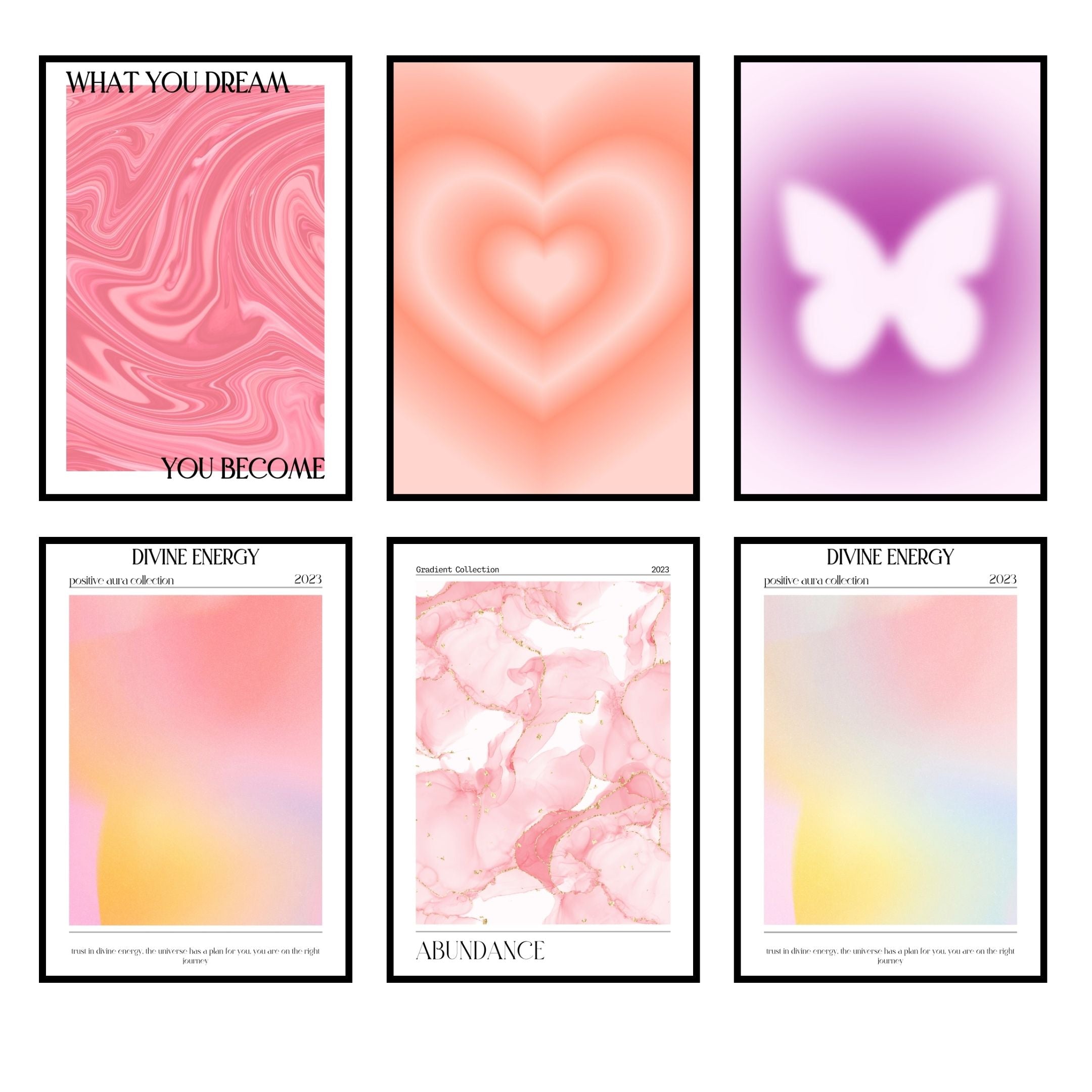 Colorful Auras: Posters to Brighten Your Space