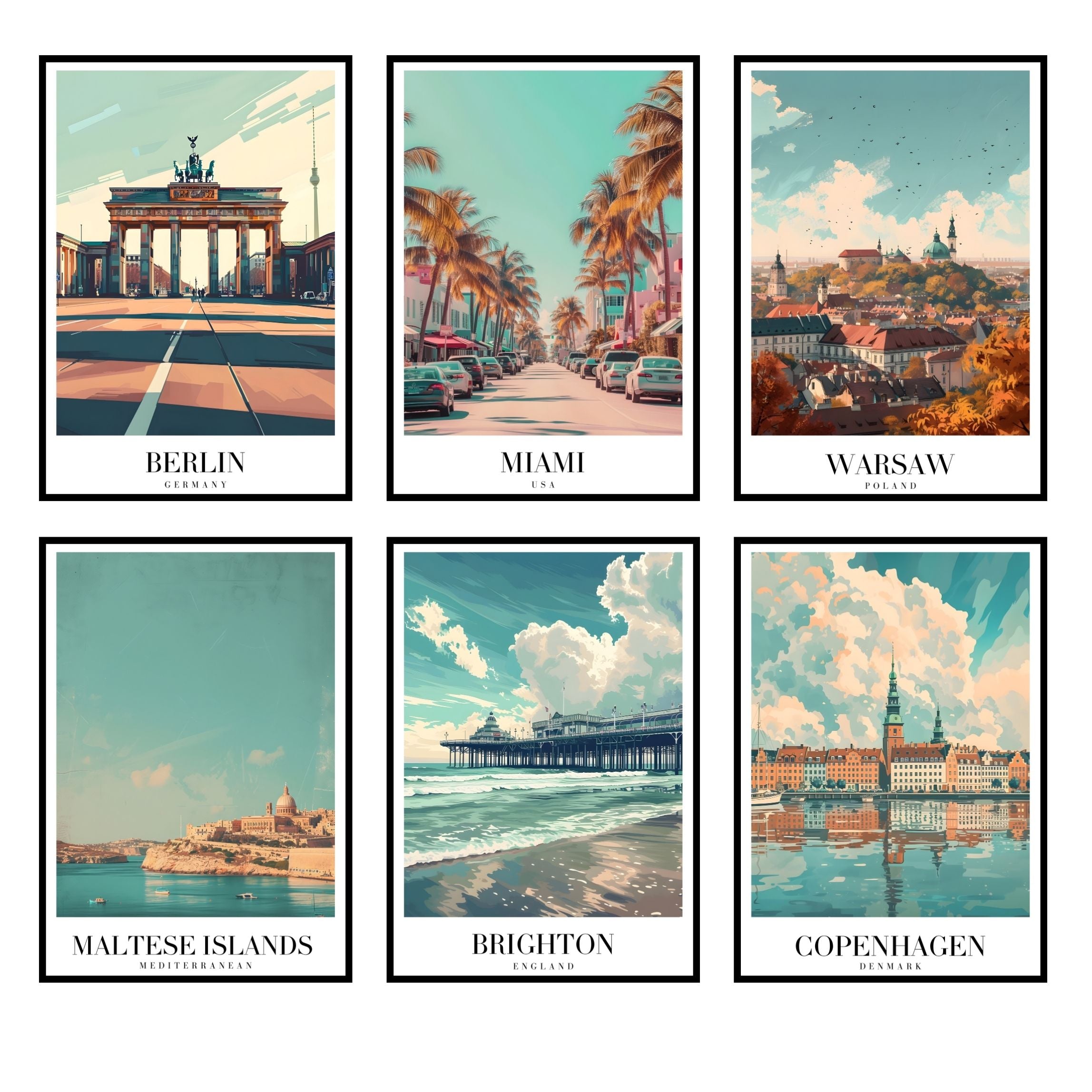 Destination Decor: Travel Posters for Your Walls