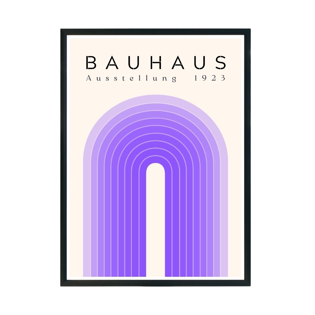 Bauhaus Abstract Wall Poster | Modern Minimalist Art Print