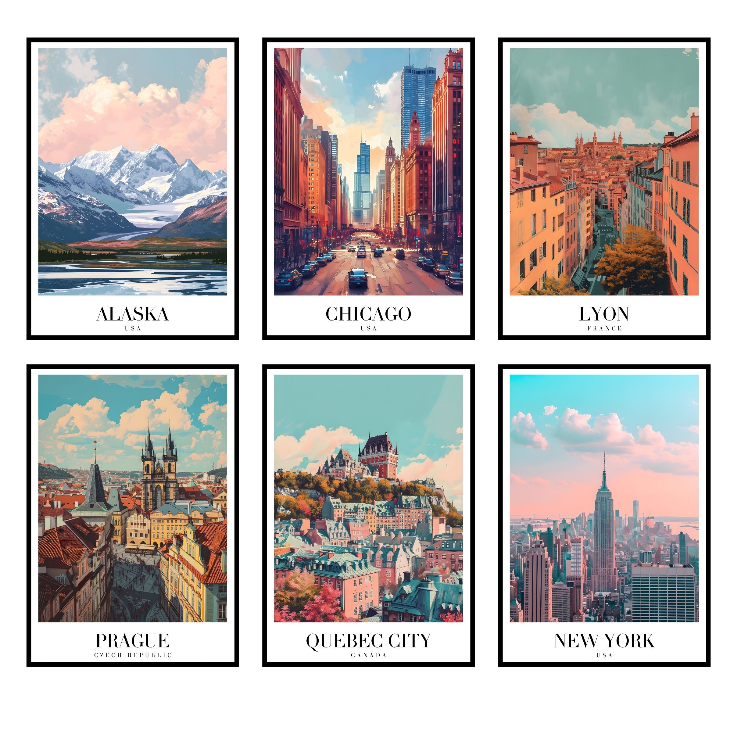 Worldly Walls: Posters That Capture Travel Adventures