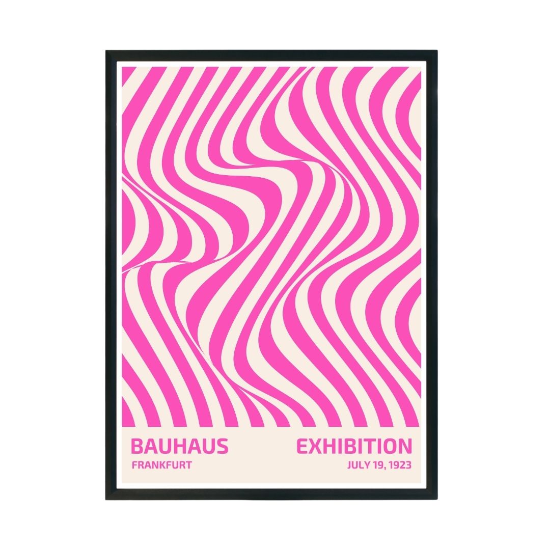Bauhaus Exhibition 1919 Abstract Wall Poster | Modern Minimalist Art Print