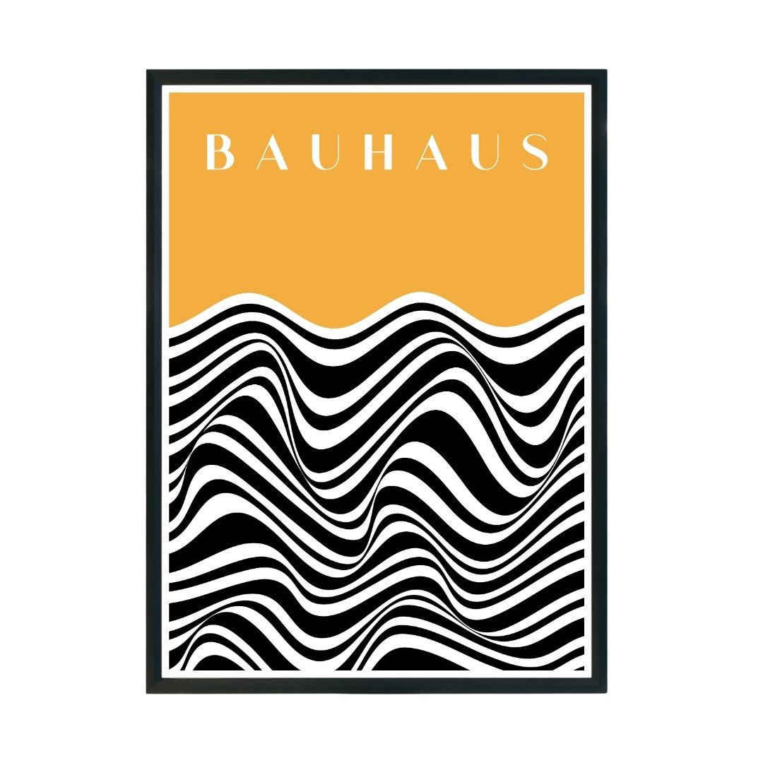 Bauhaus Abstract Wall Poster | Modern Minimalist Art Print