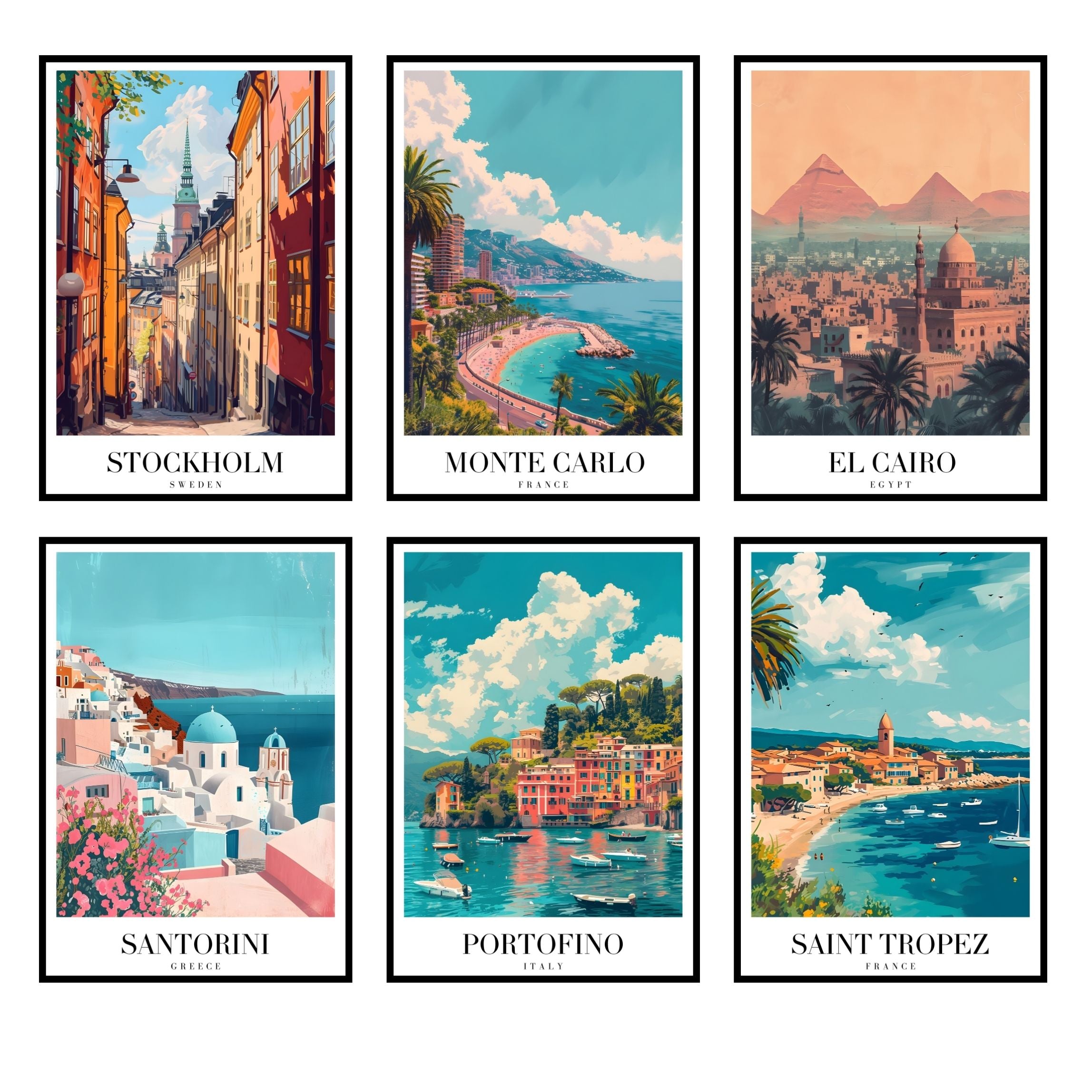 Postcards from Afar: Beautiful Travel Posters