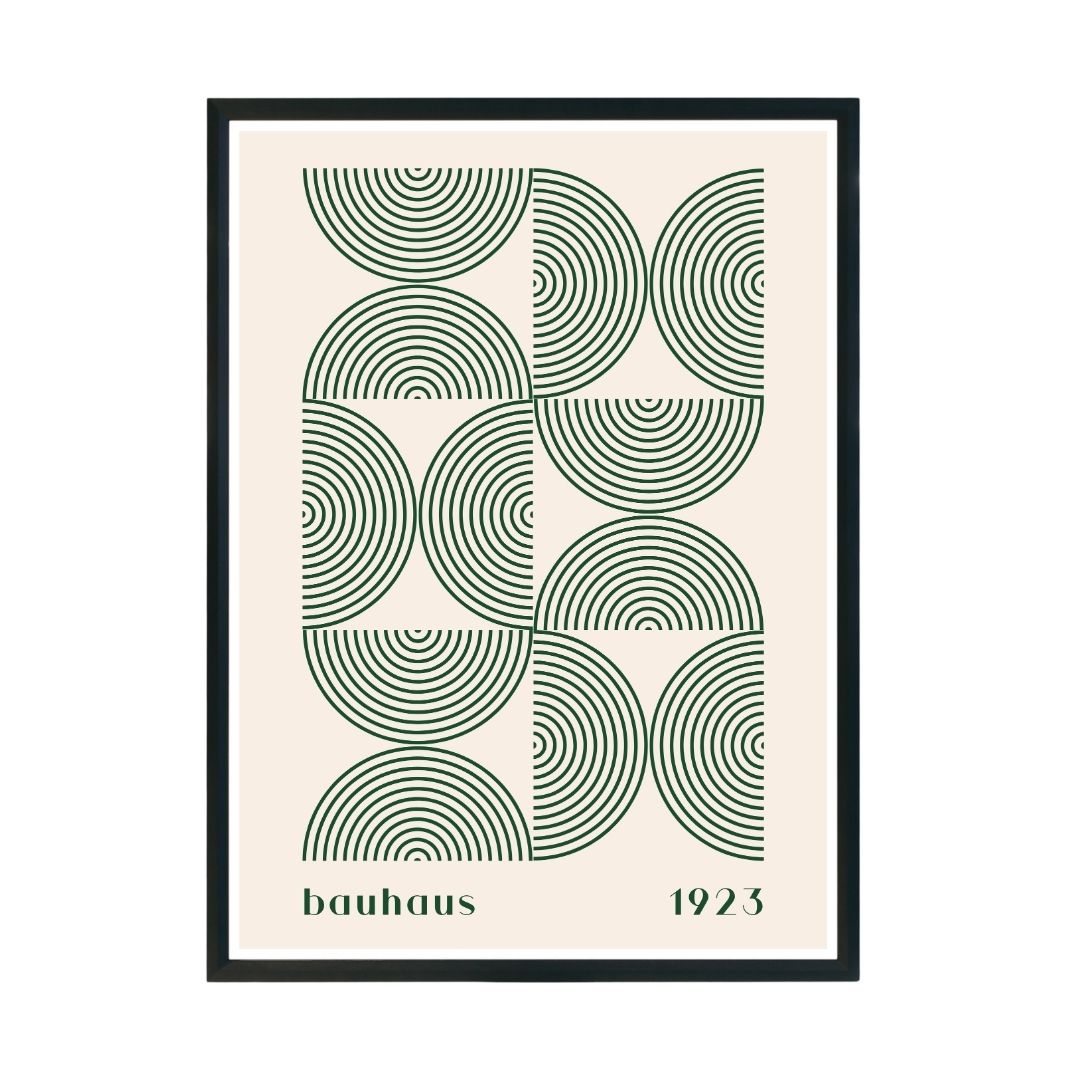 Bauhaus Abstract Wall Poster | Modern Minimalist Art Print