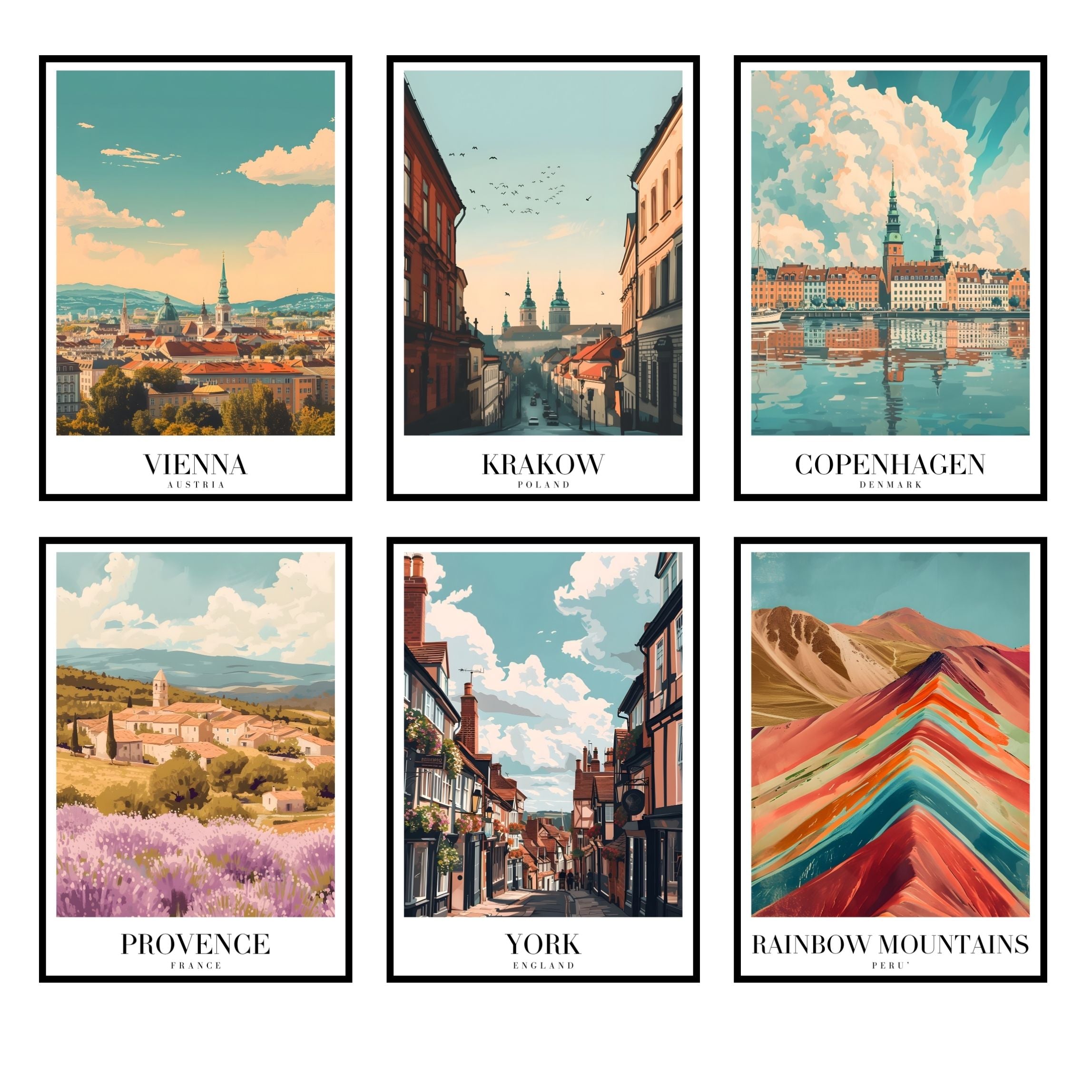 Posters of the Globe: Travel Art for Every Room