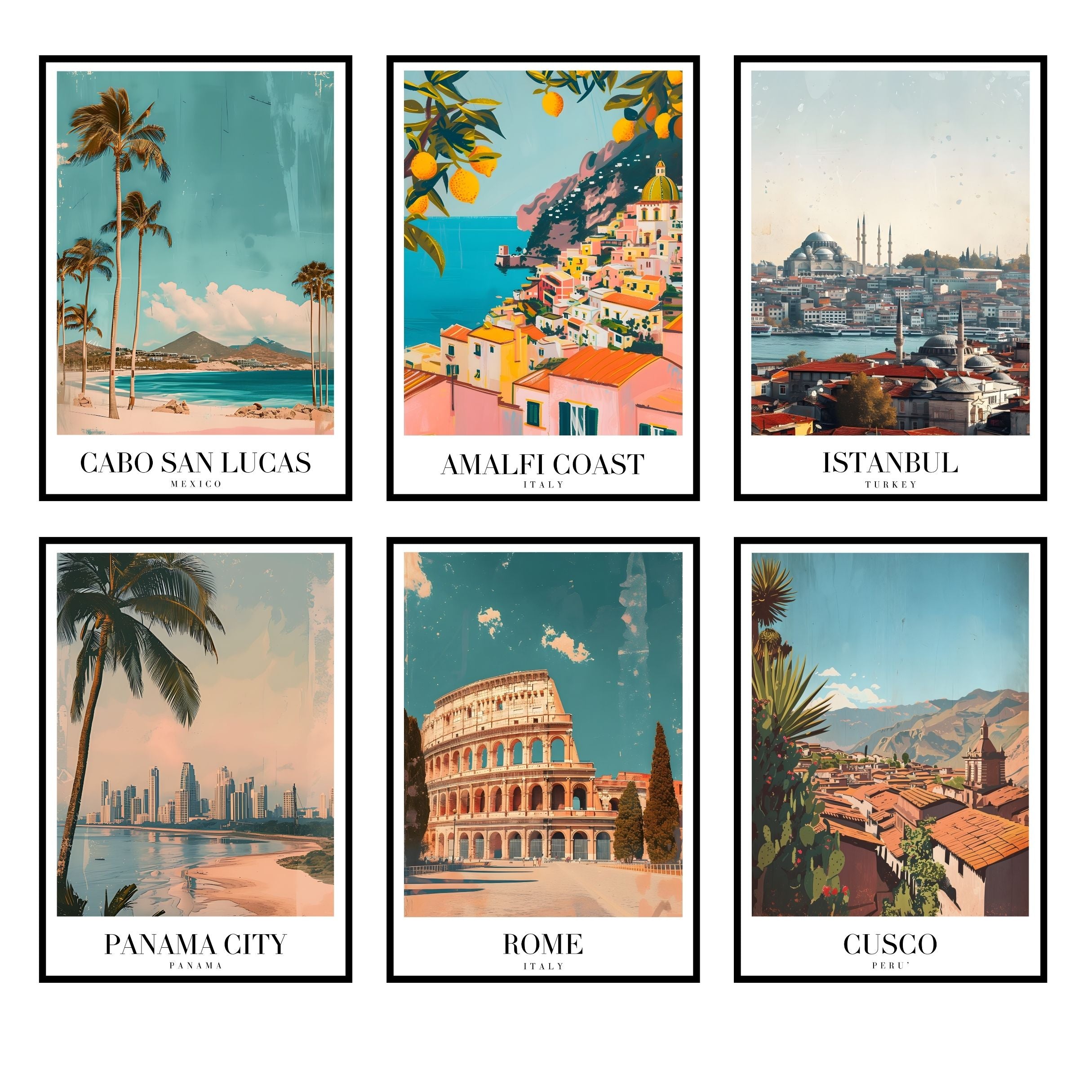 Adventure Awaits: Posters of Iconic Destinations