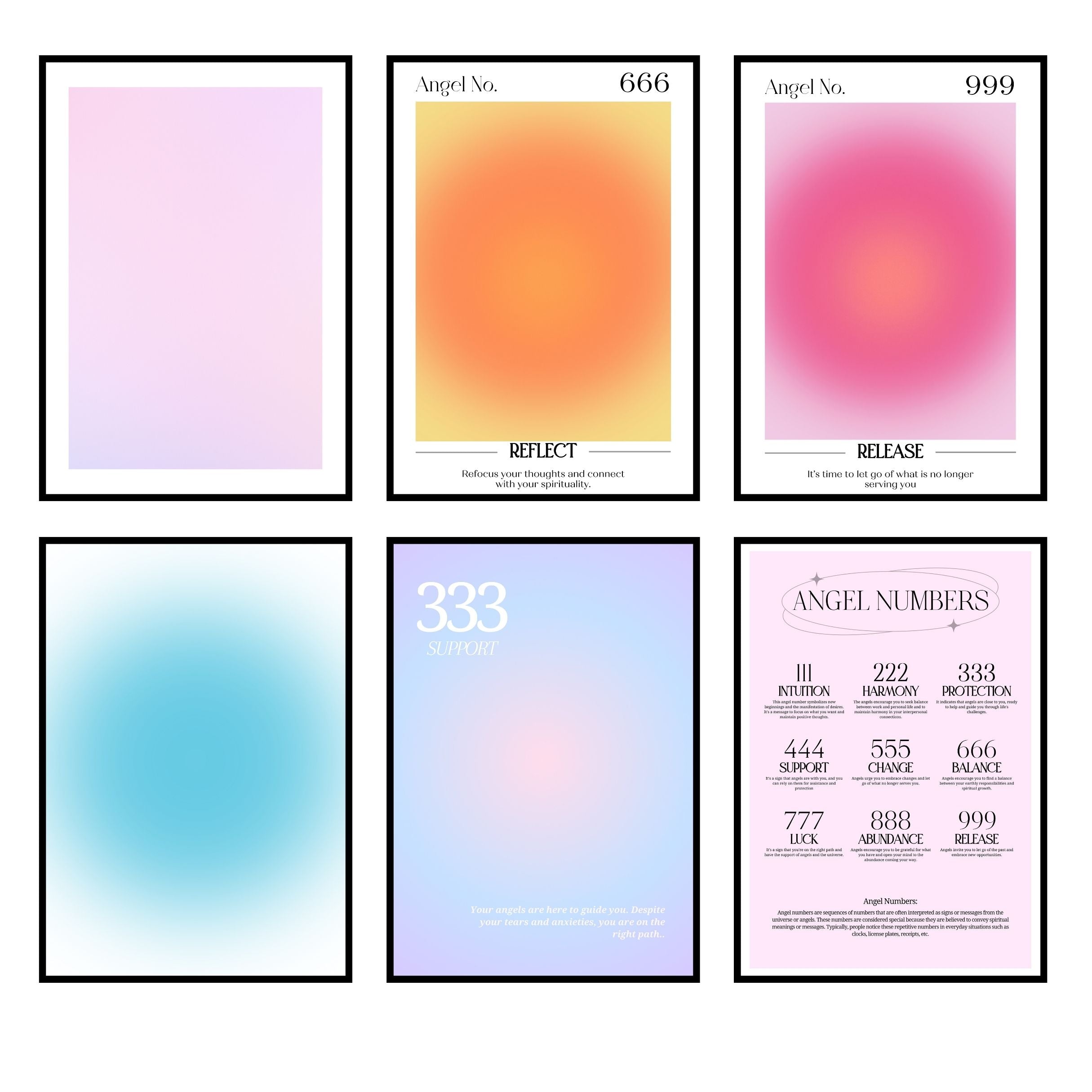 Luminous Auras: Posters That Radiate Calm