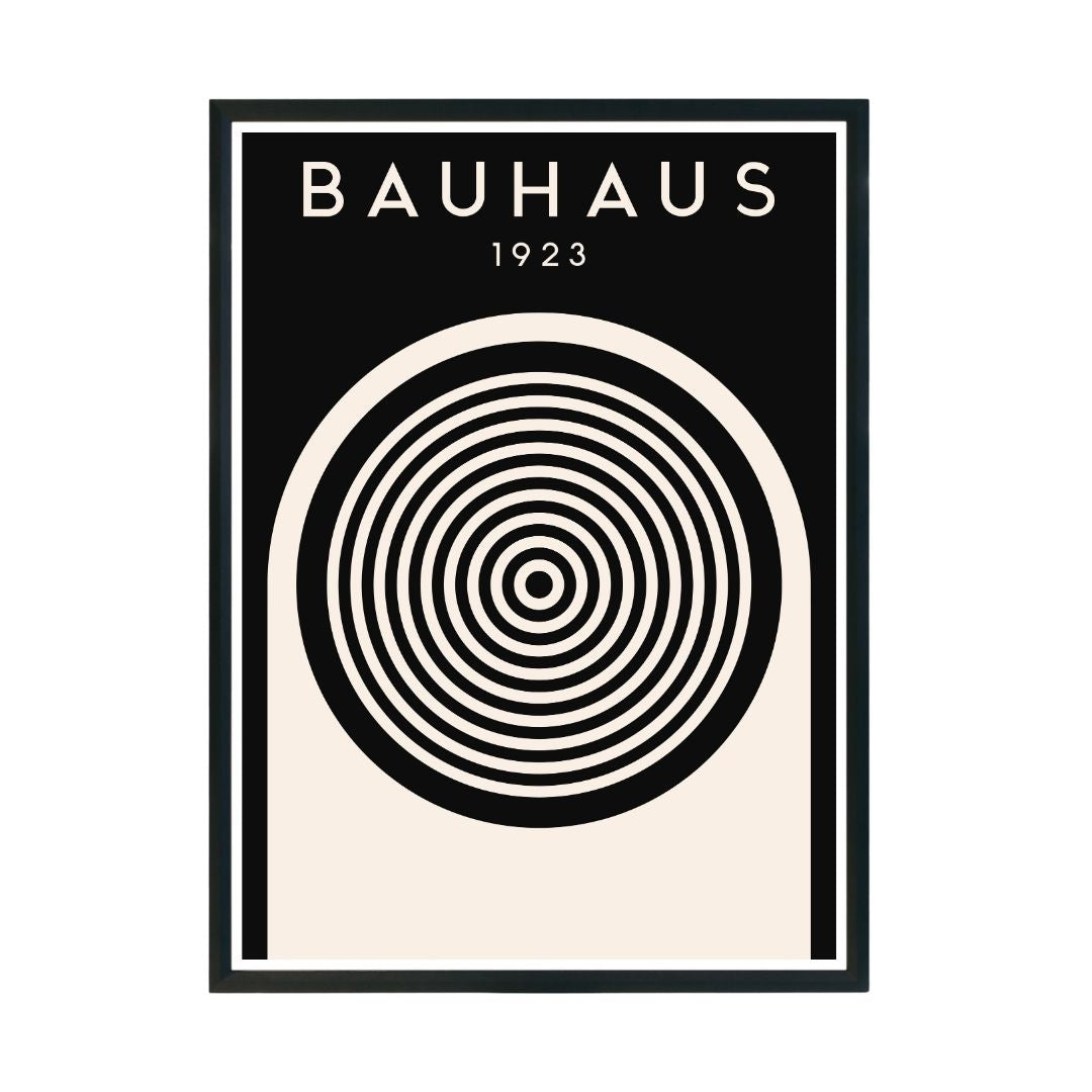Bauhaus 1923 Abstract Wall Poster | Modern Minimalist Art Print