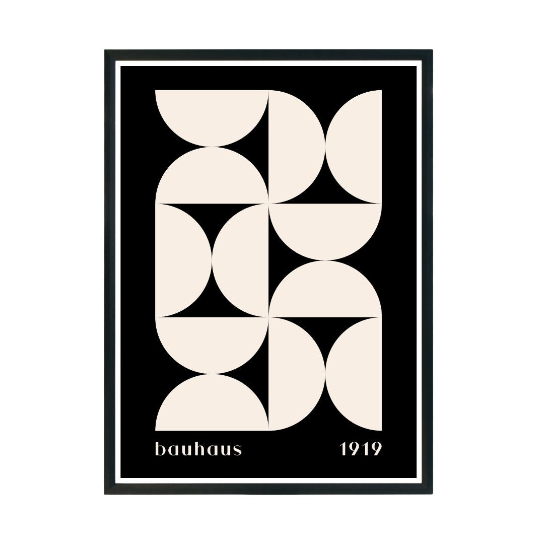 Bauhaus Abstract Wall Poster | Modern Minimalist Art Print
