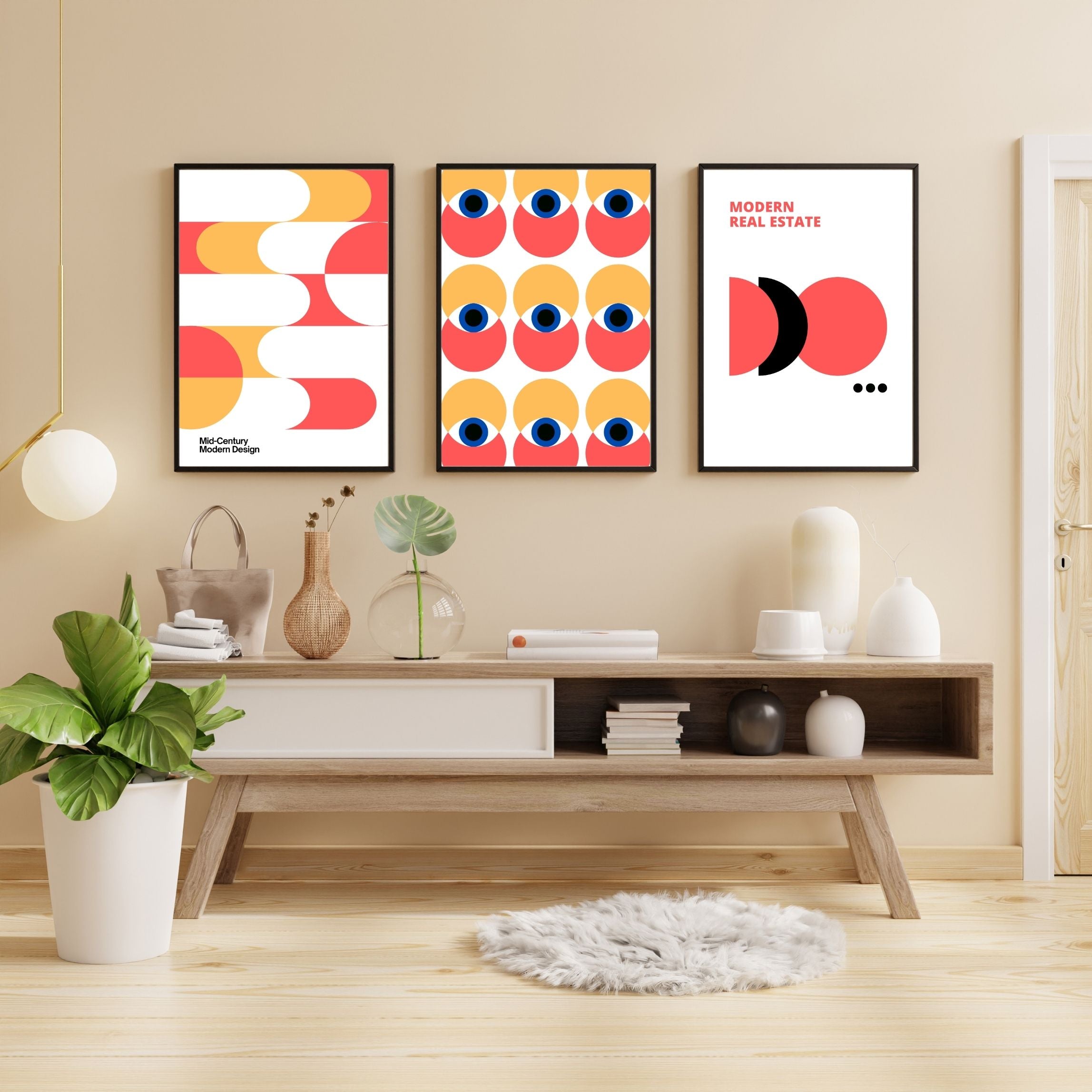 Abstract Geometry: Bauhaus Posters for Modern Homes