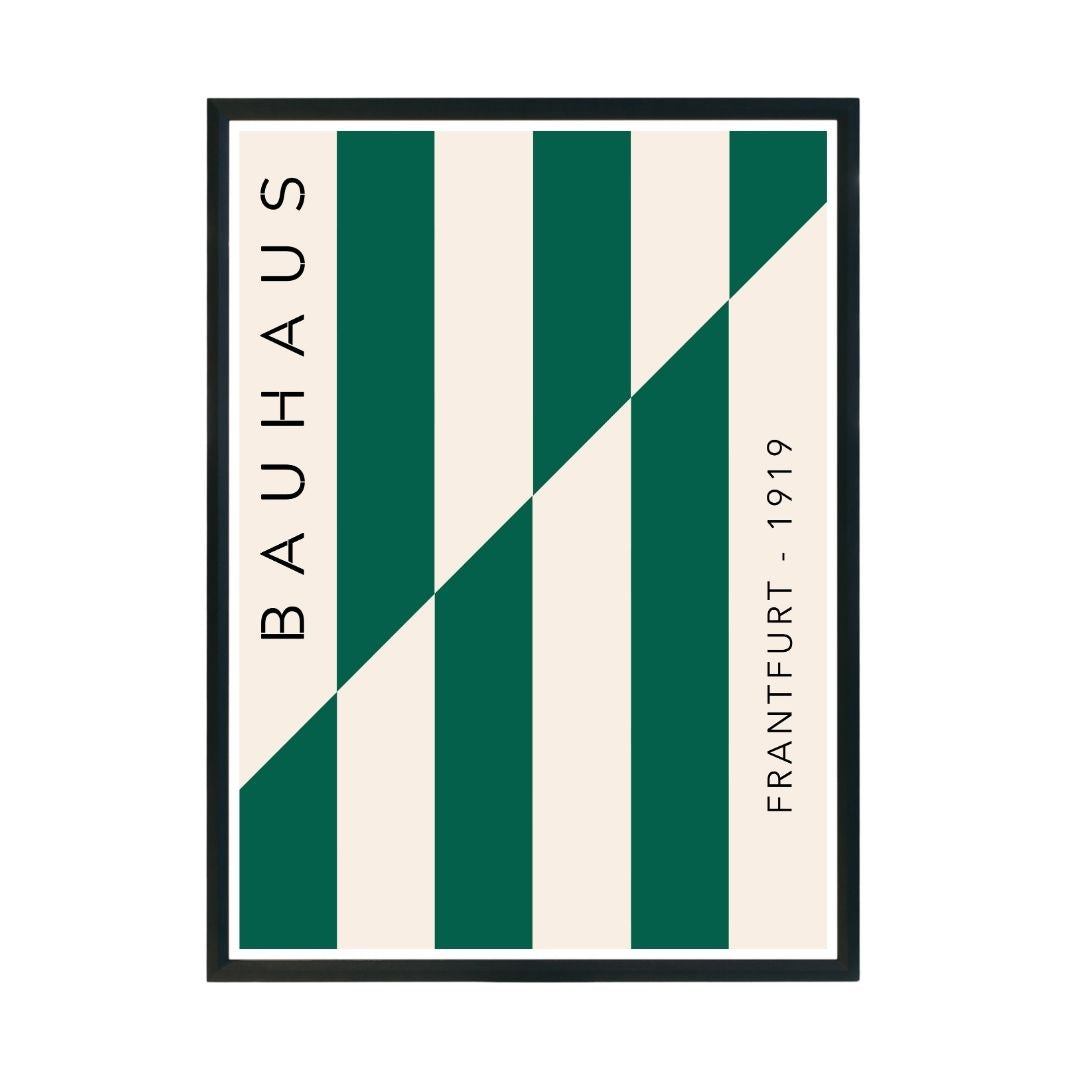 Bauhaus Abstract Wall Poster | Modern Minimalist Art Print
