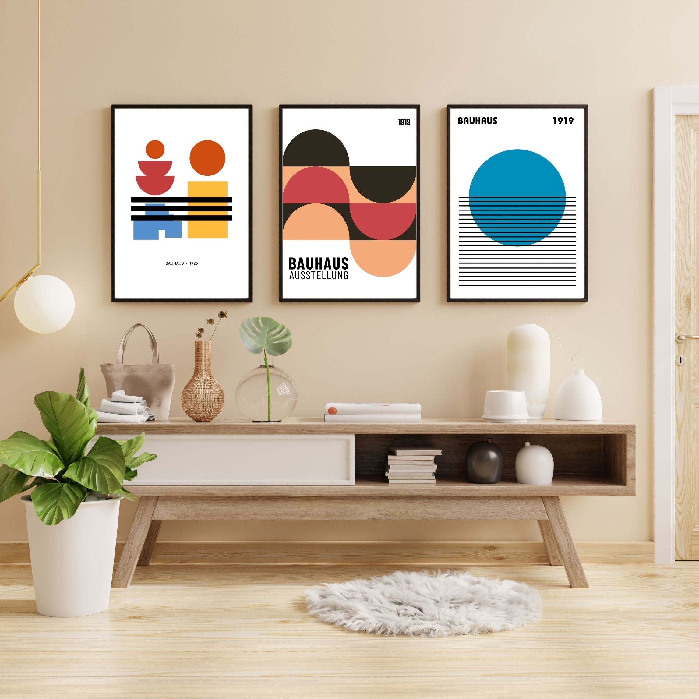 Bauhaus Color Theory: Posters for Vibrant Modern Spaces