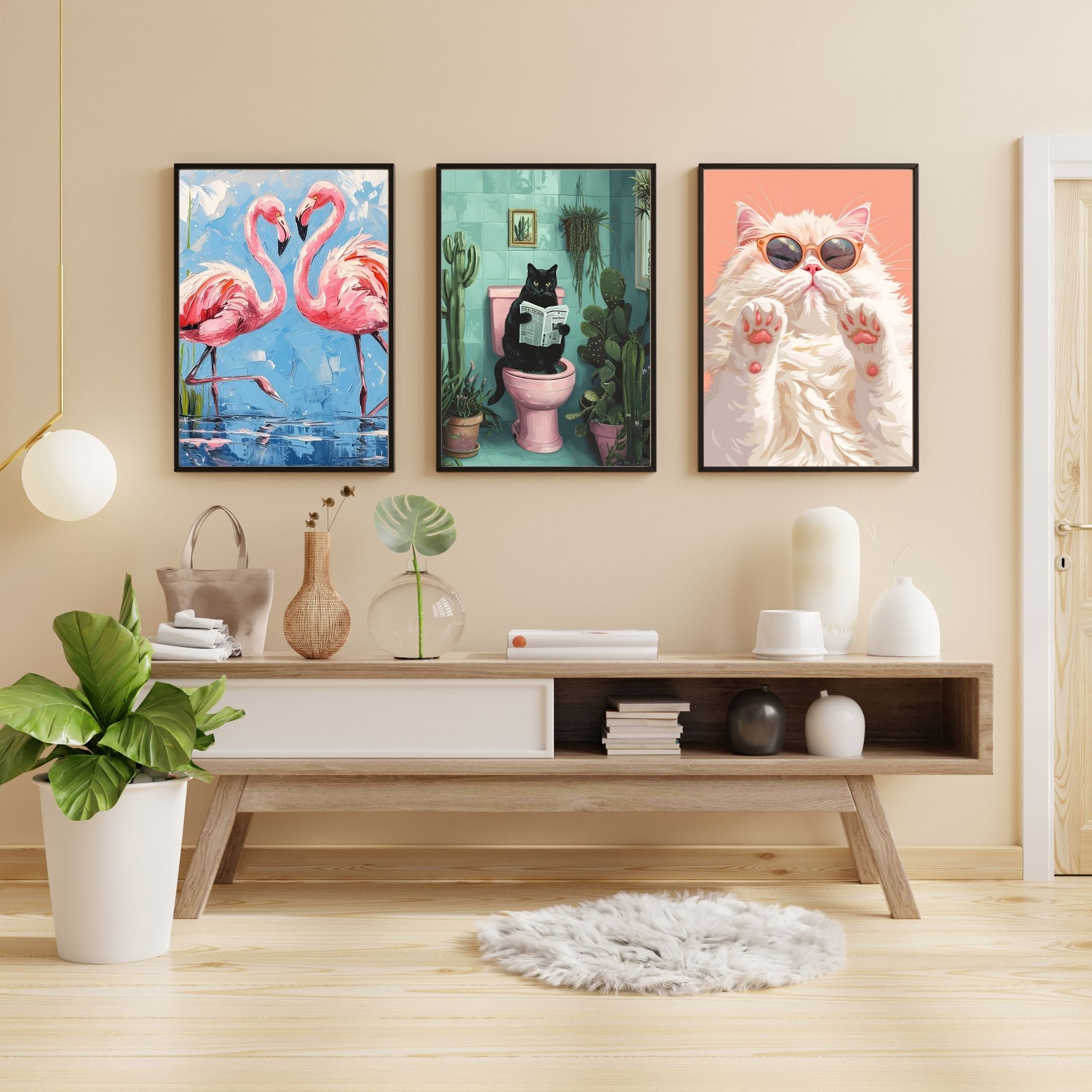 Creature Canvas: Animal Posters for Every Room