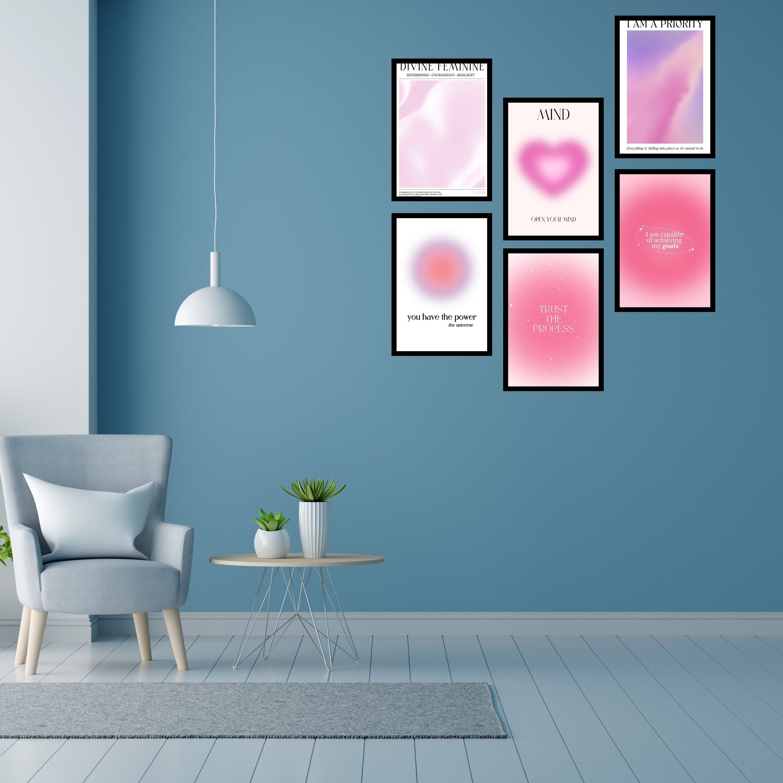 Energized Spaces: Aura Posters to Light Up Your Home