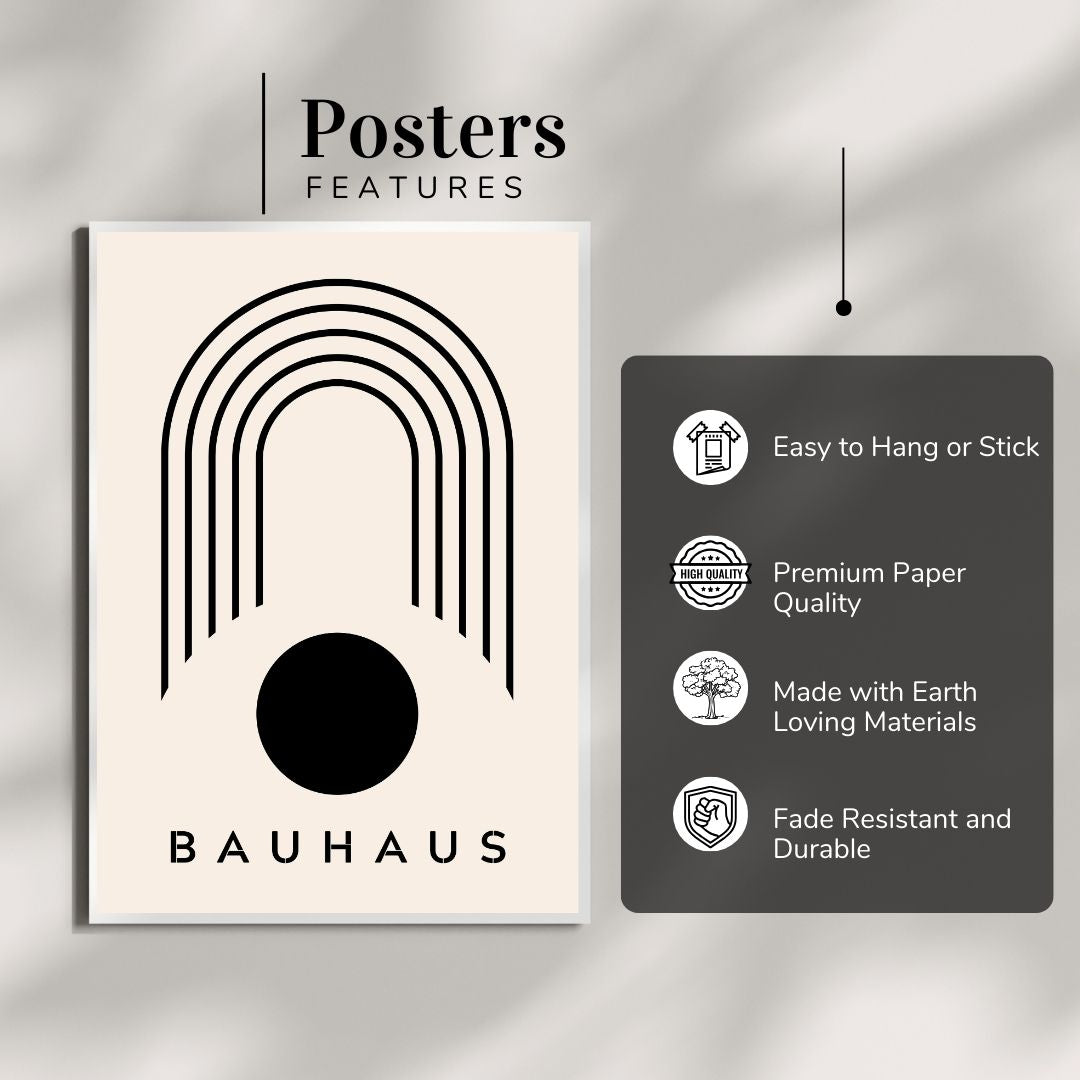 Bauhaus Abstract Wall Poster | Modern Minimalist Art Print (Copy)