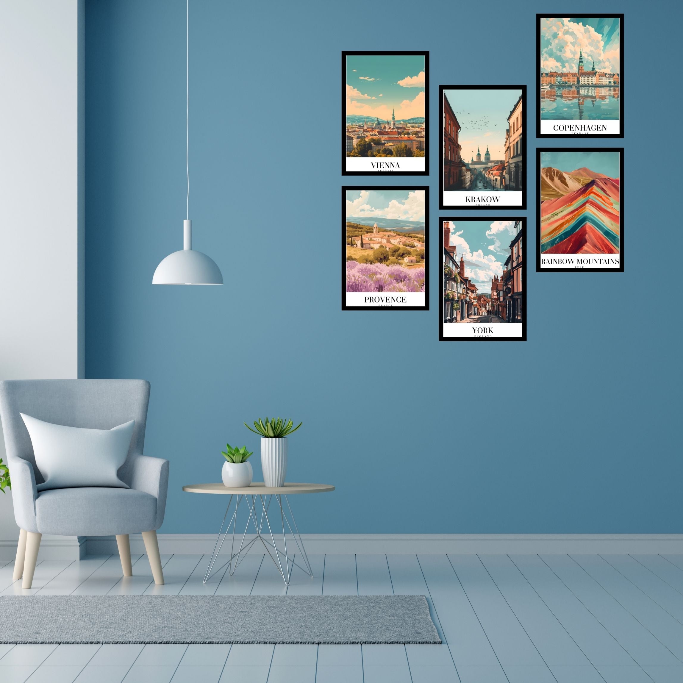 Posters of the Globe: Travel Art for Every Room