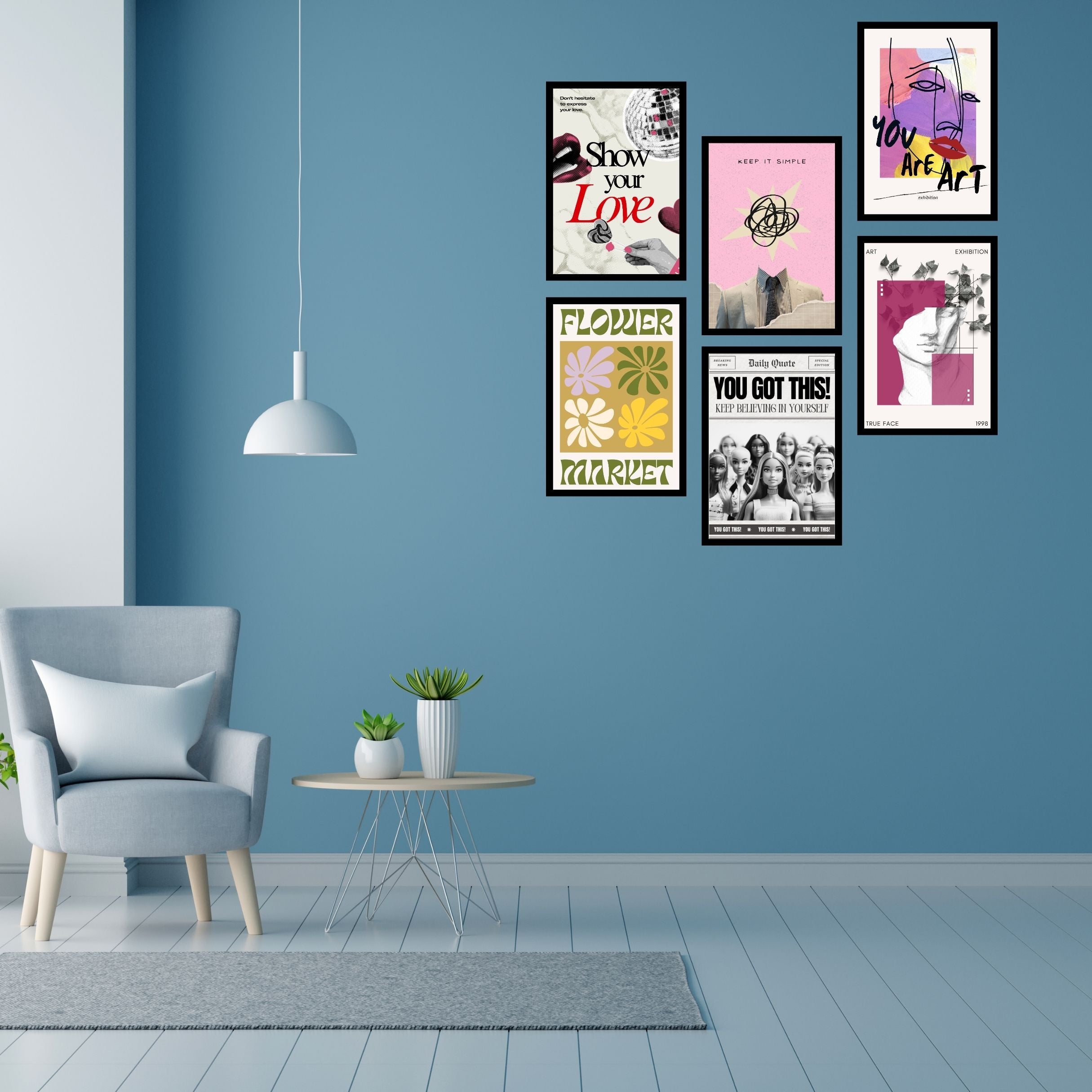 Trendy Wall Magic: Posters That Transform Your Decor