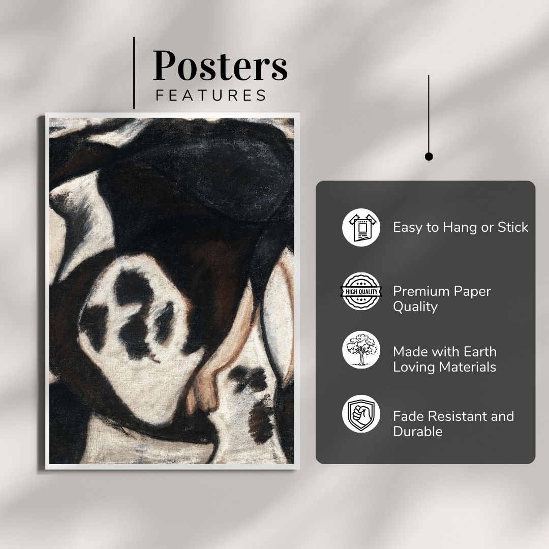 Abstract Black & White Art Poster | Modern Wall Décor | Premium Quality Print