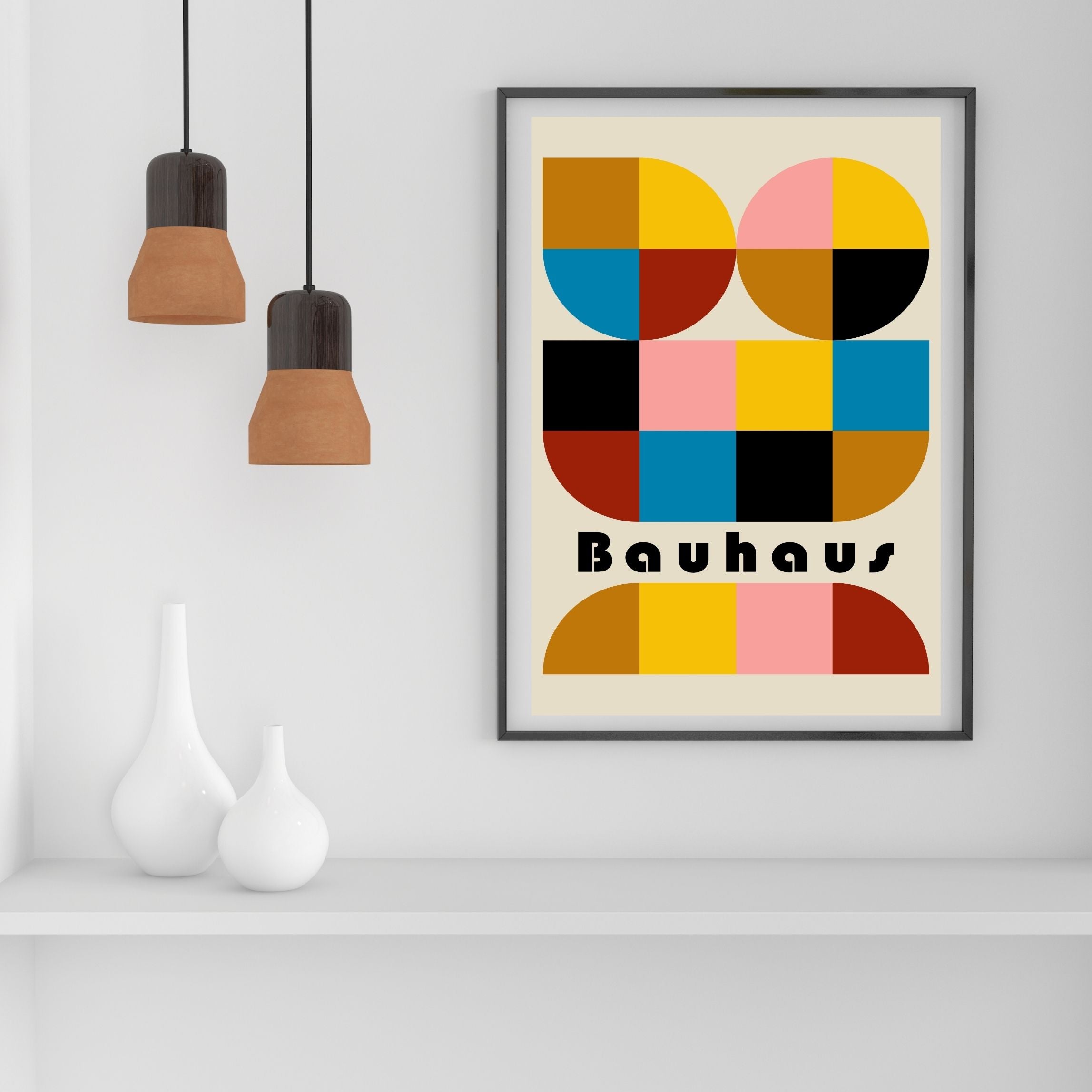 Geometric Genius: Bauhaus Posters for Bold Interiors