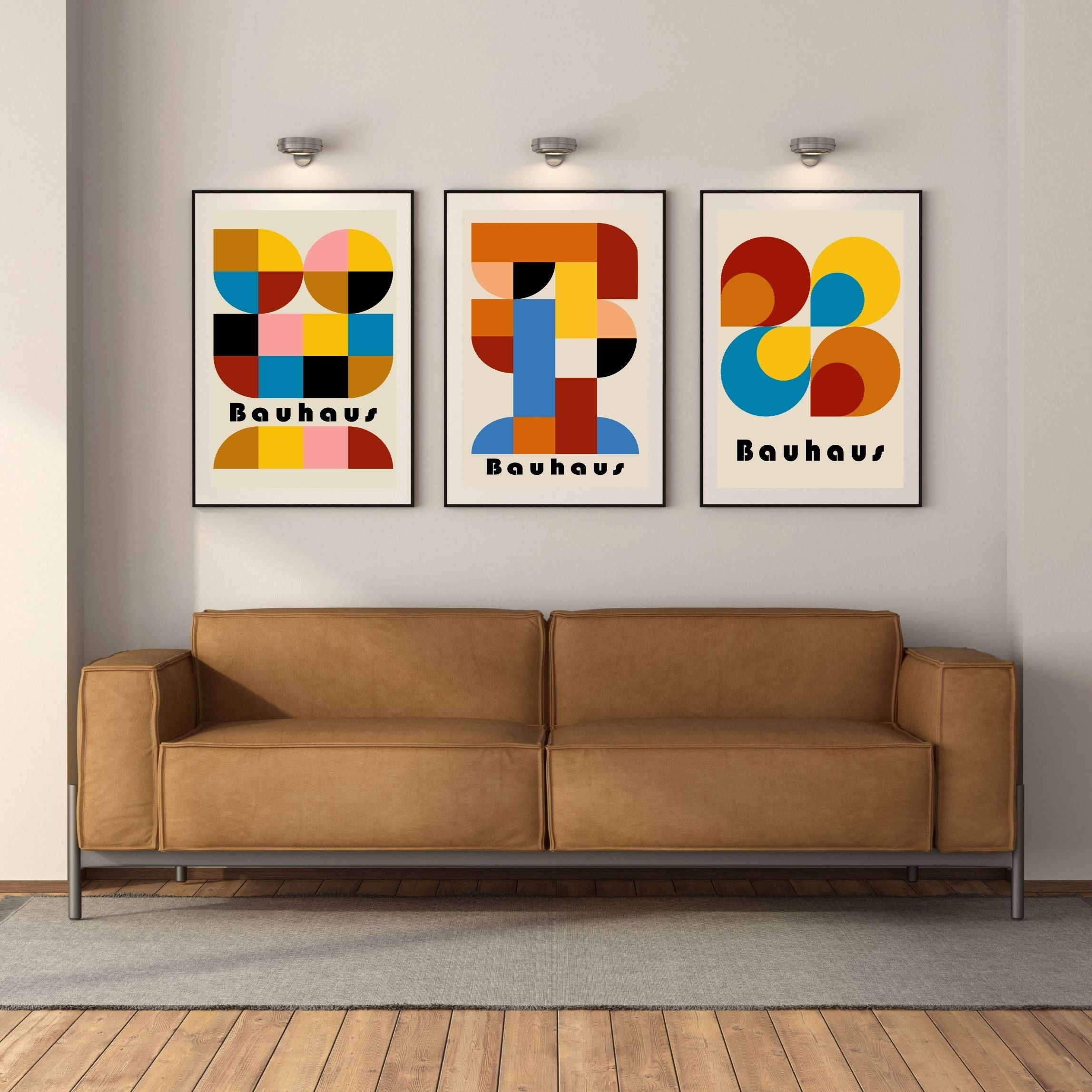 Geometric Genius: Bauhaus Posters for Bold Interiors