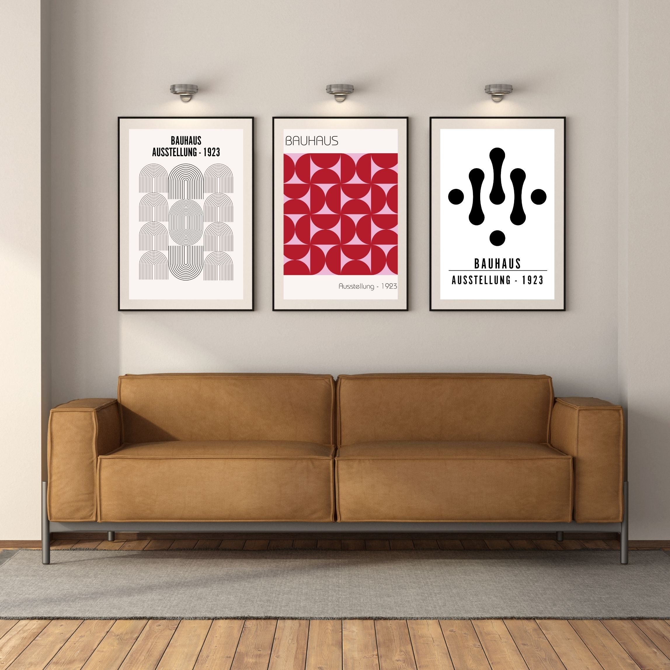 Bauhaus Color Theory: Posters for Vibrant Modern Spaces