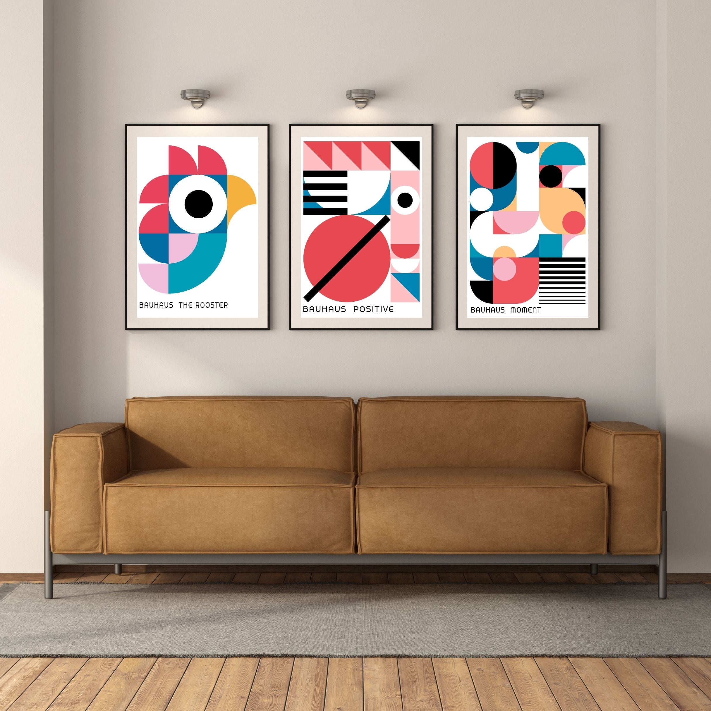 Bauhaus Forms: Posters That Balance Art & Function