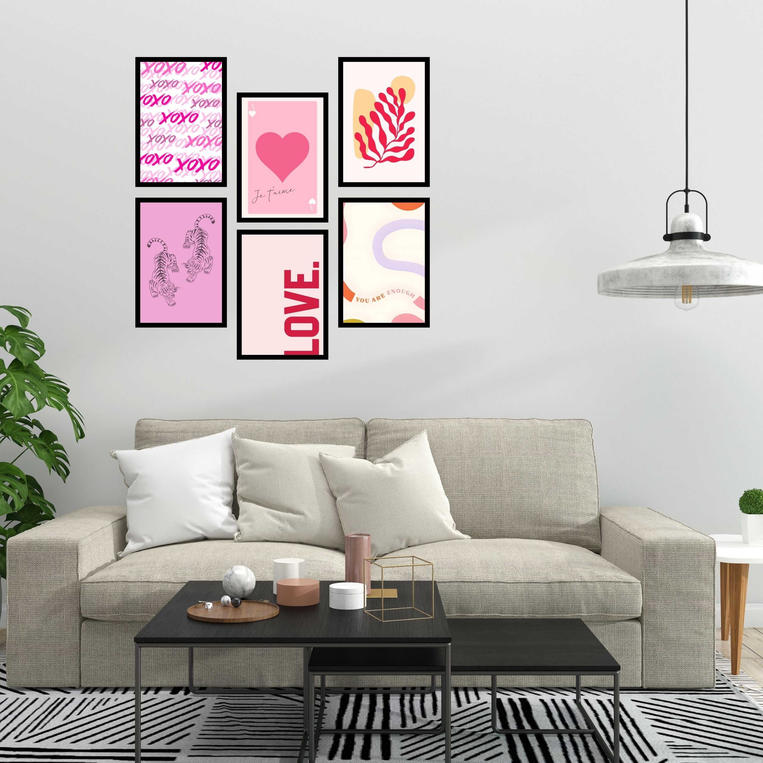 Fashionably Framed: Trendy Posters for Bold Spaces