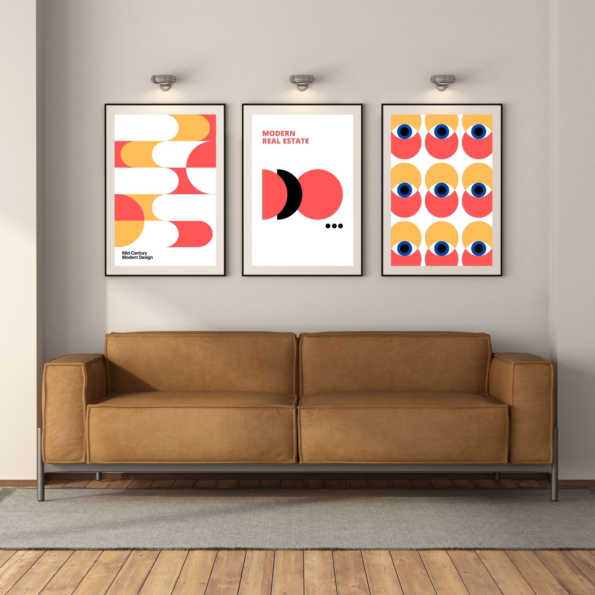 Abstract Geometry: Bauhaus Posters for Modern Homes