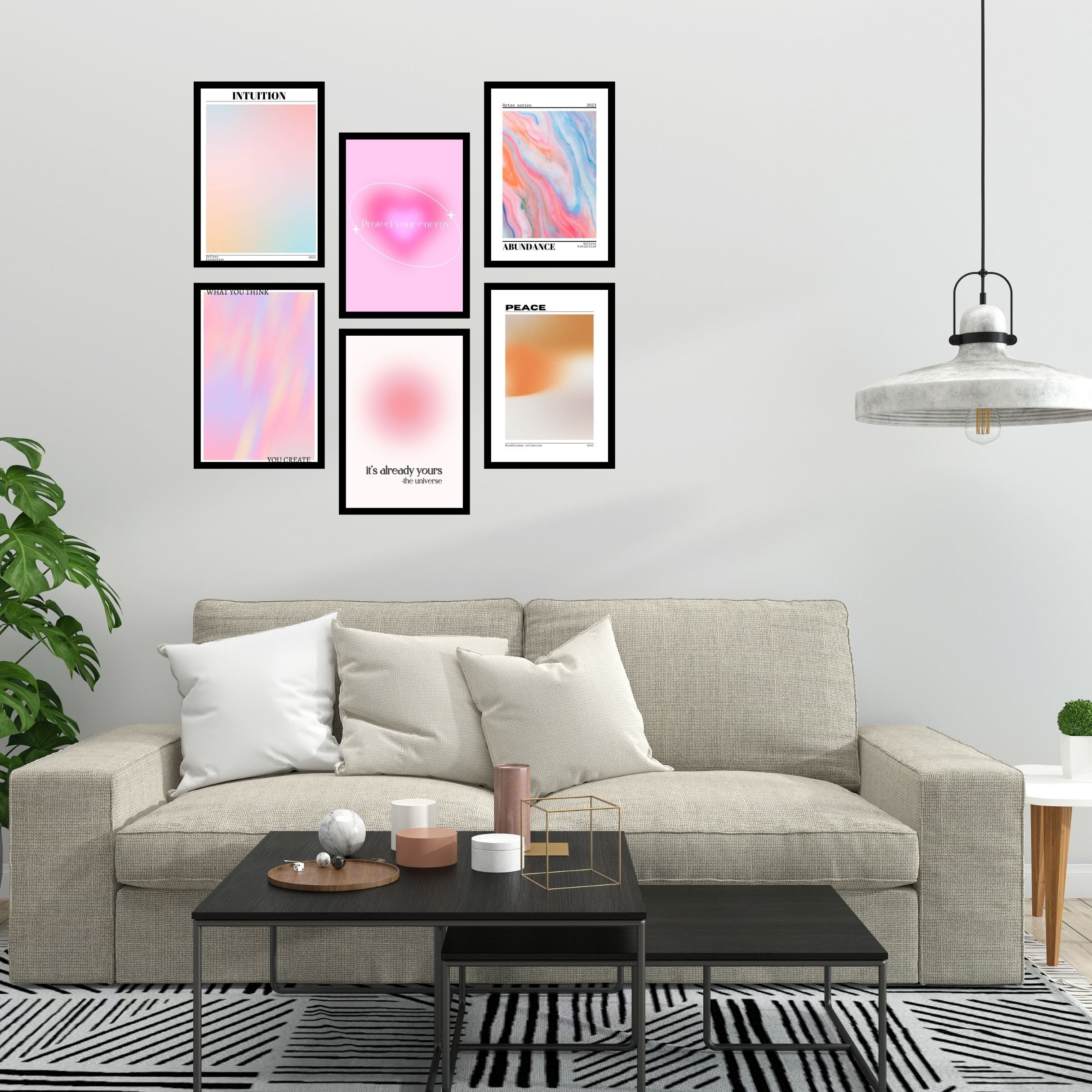 Aura Serenity: Posters for Tranquil Interiors