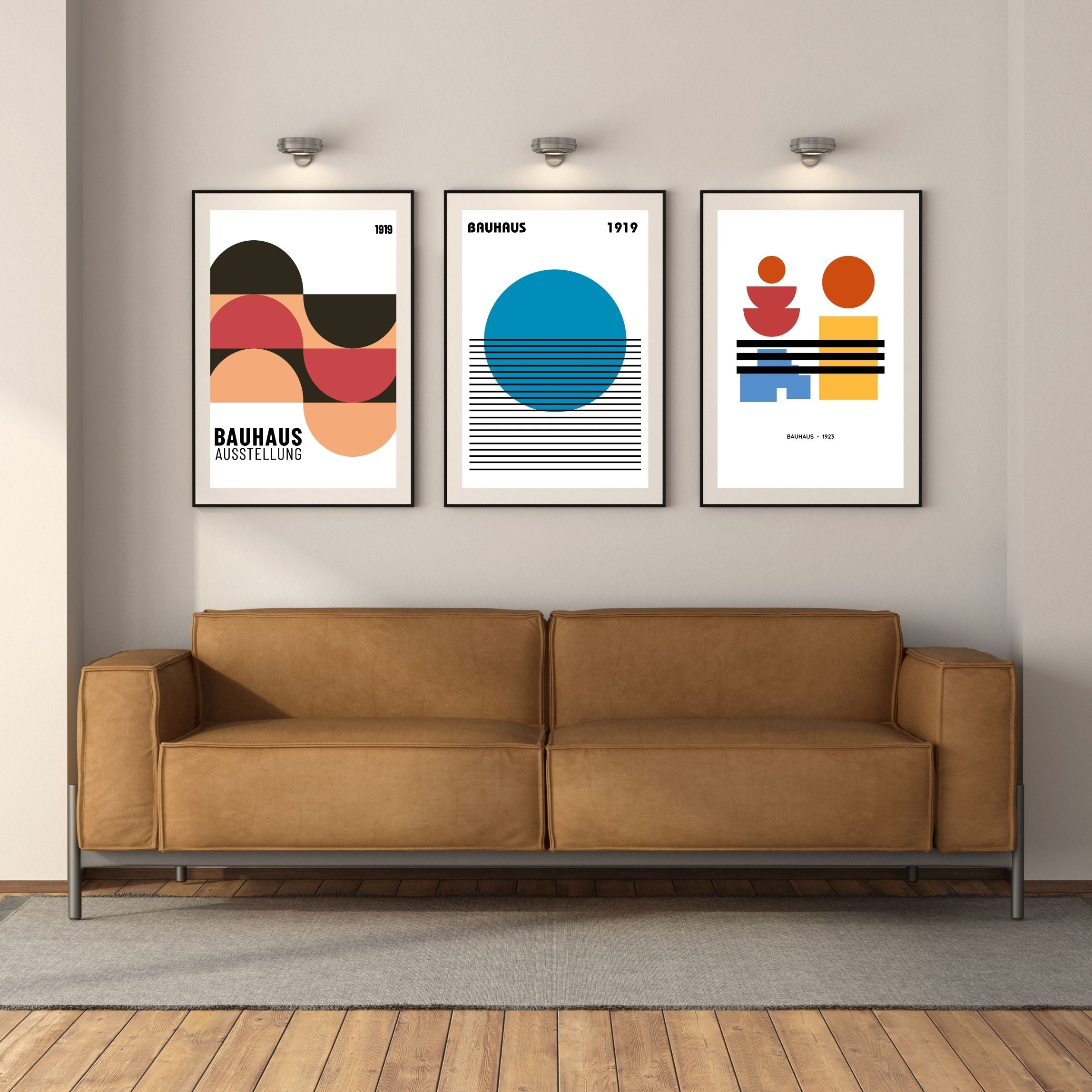 Bauhaus Color Theory: Posters for Vibrant Modern Spaces