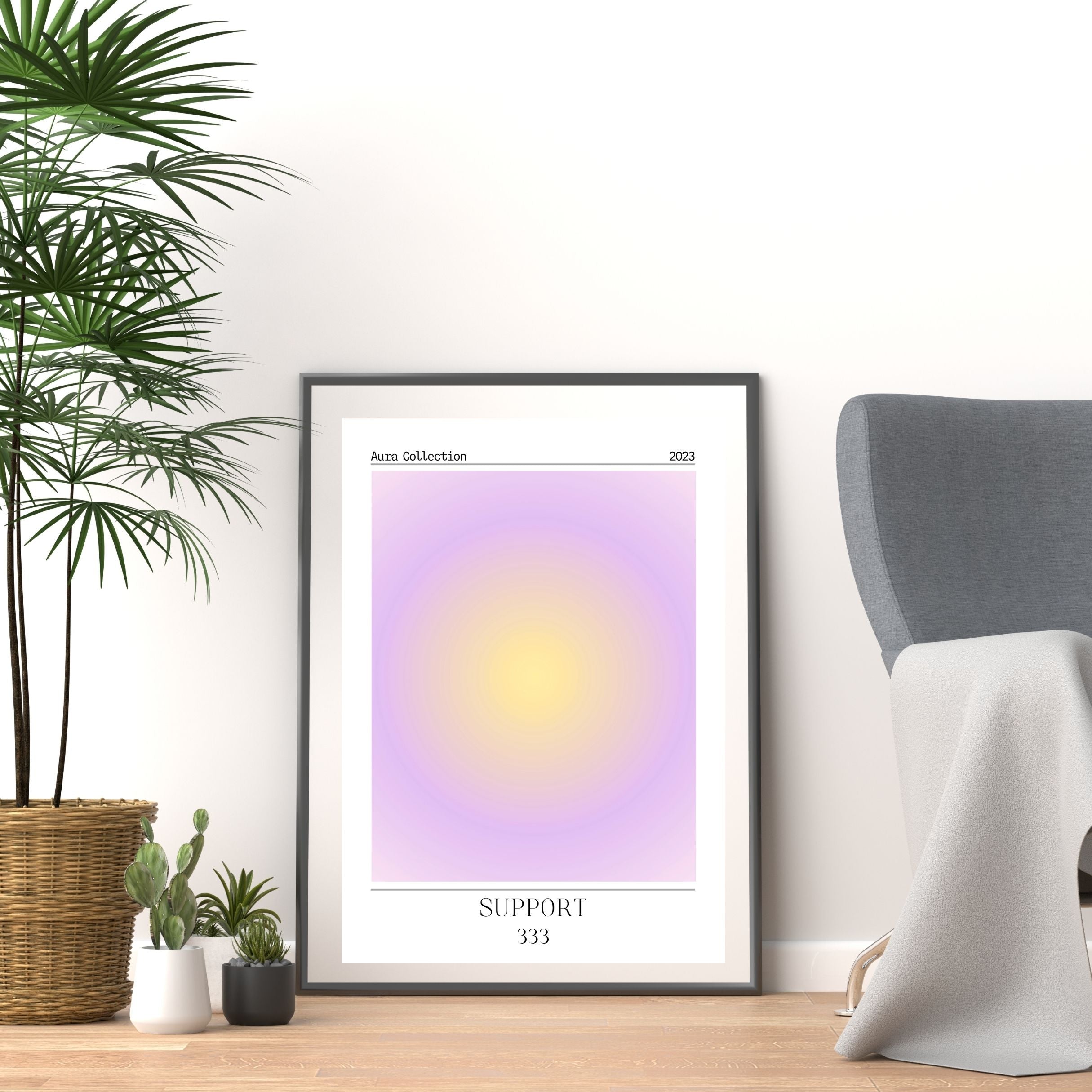 Energetic Aura: Posters for a Positive Atmosphere