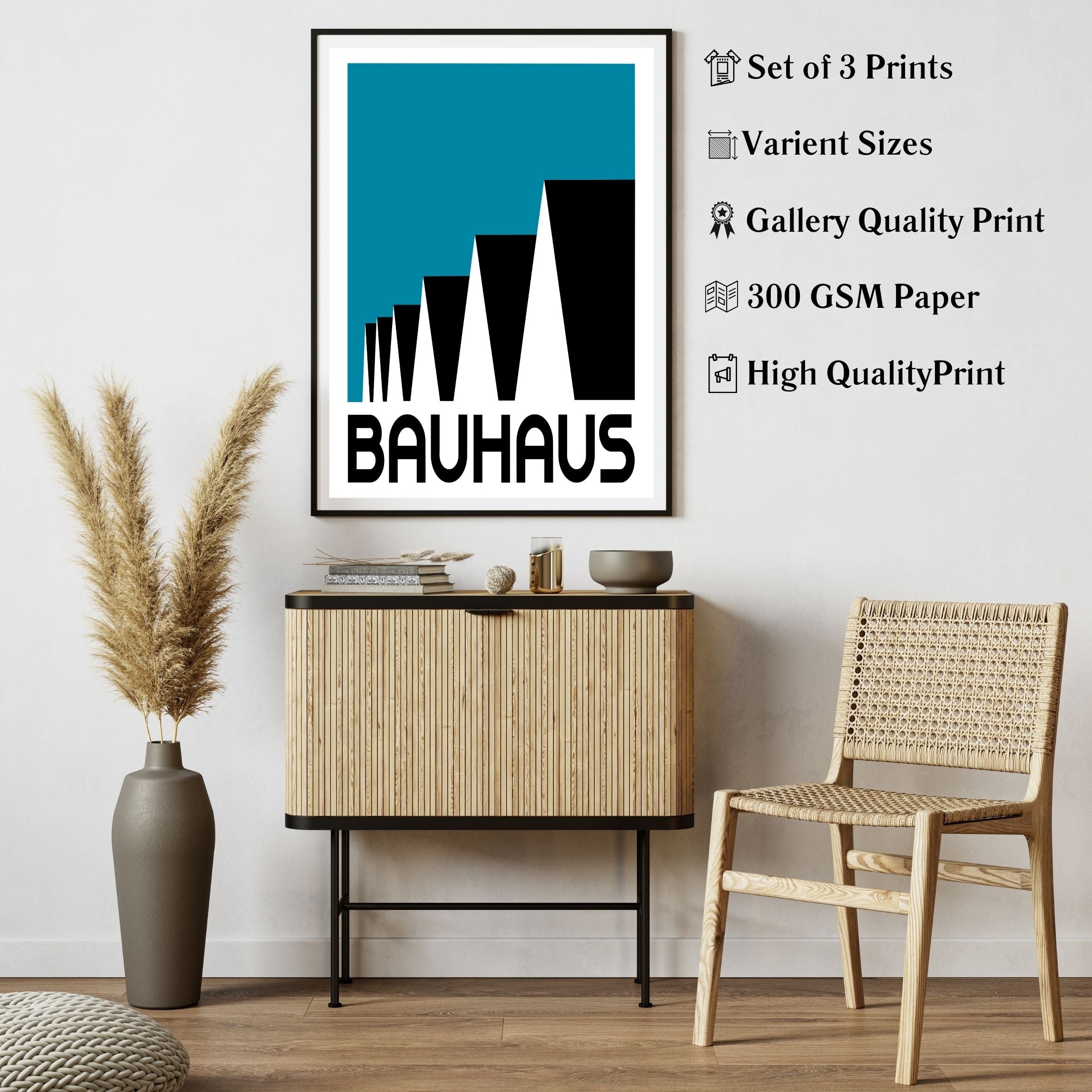 Minimalist Bauhaus: Posters for Elegant Interiors