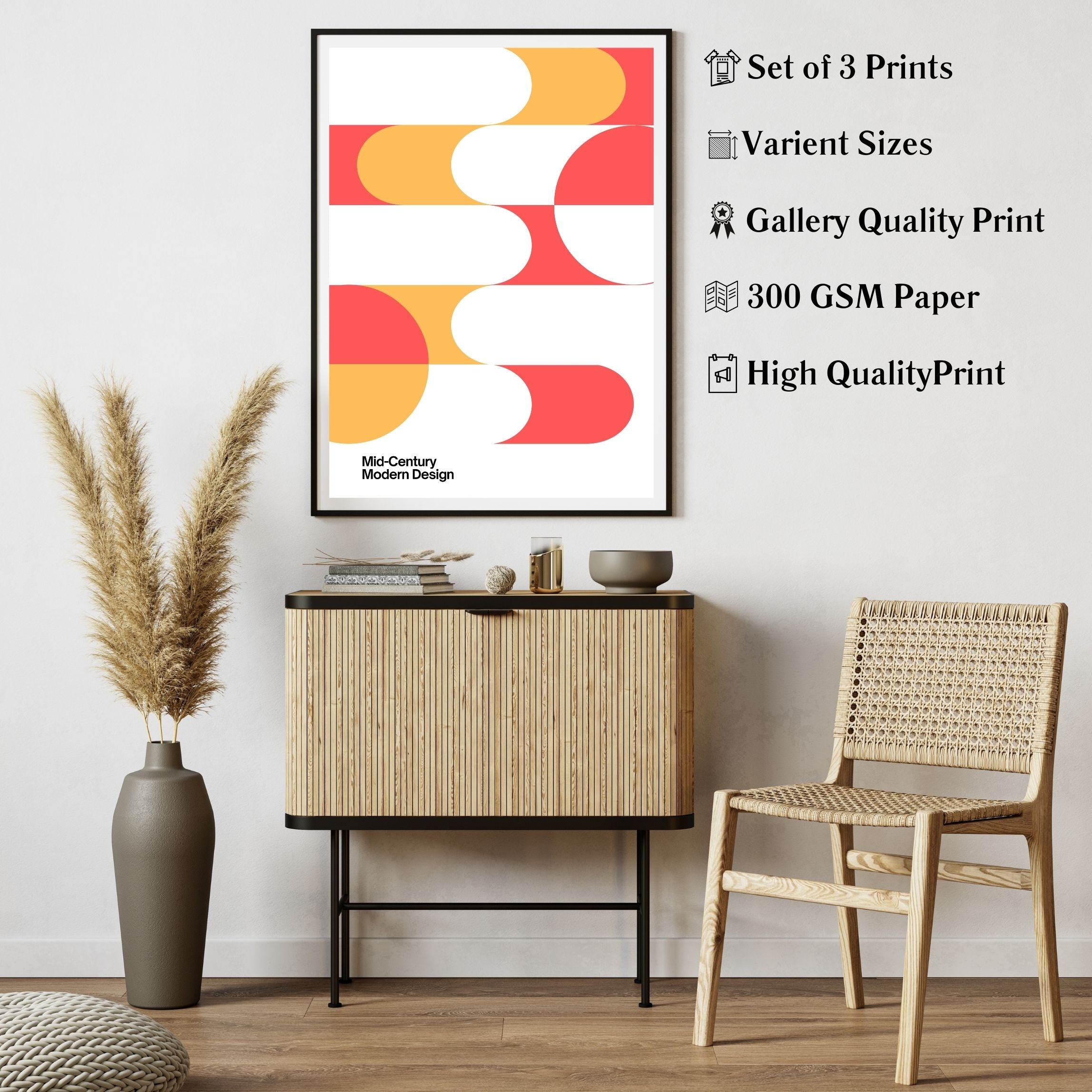 Abstract Geometry: Bauhaus Posters for Modern Homes