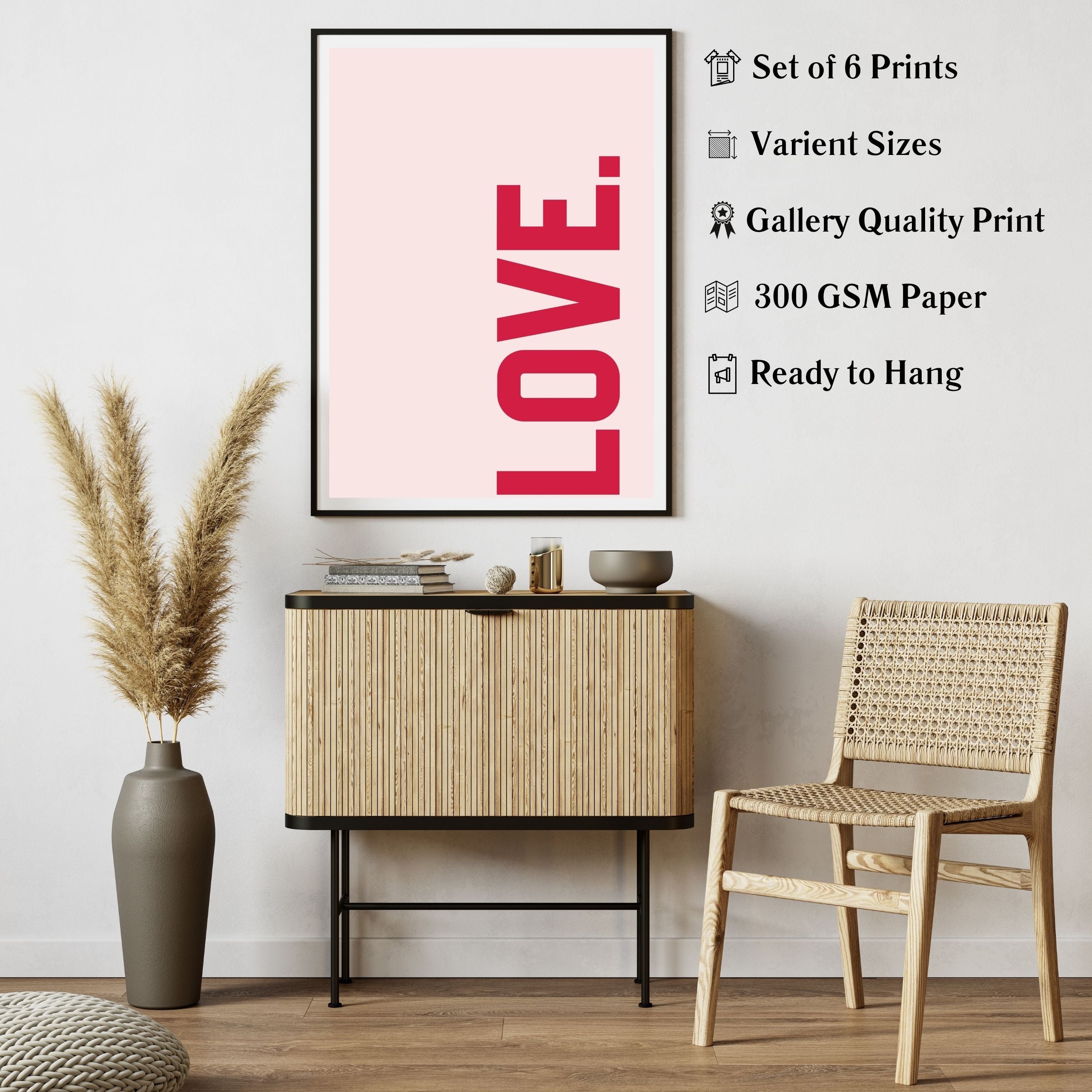 Fashionably Framed: Trendy Posters for Bold Spaces