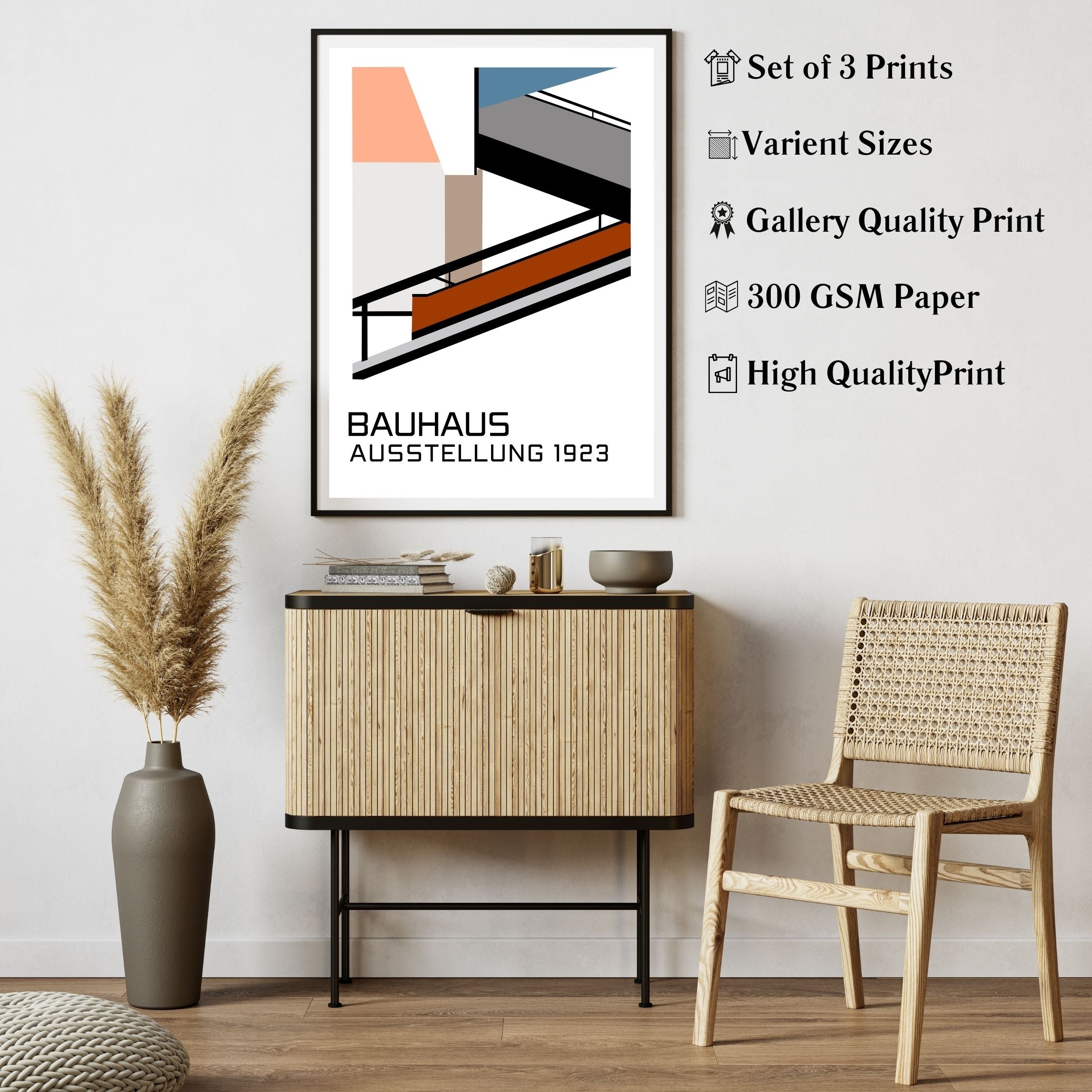 Timeless Bauhaus: Posters for Iconic Modern Spaces