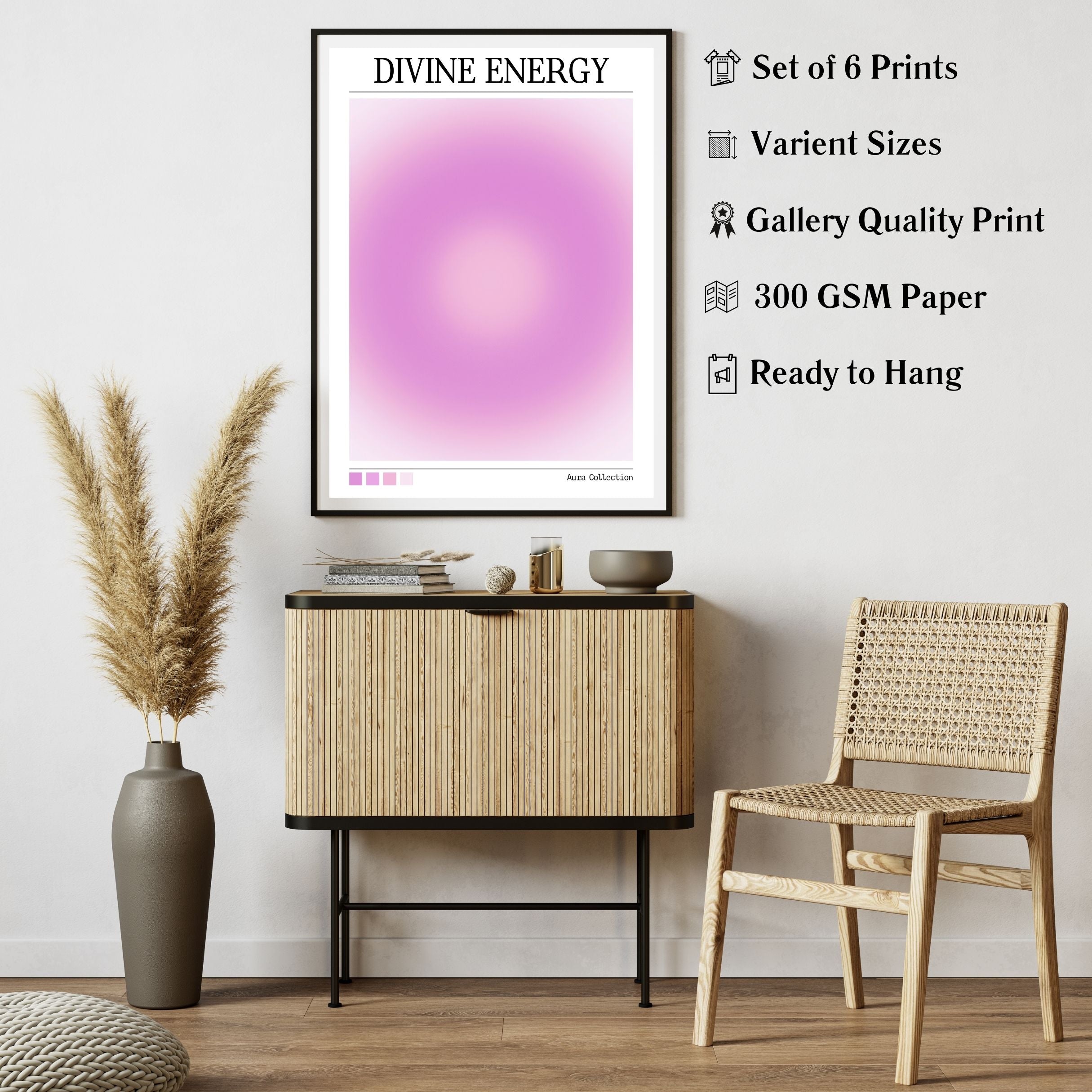 Bright Auras: Posters That Shine with Positivity