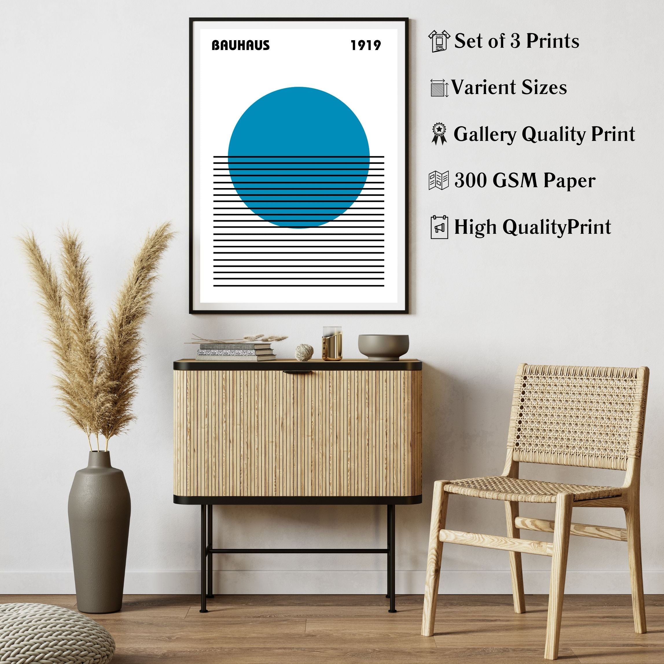 Bauhaus Color Theory: Posters for Vibrant Modern Spaces